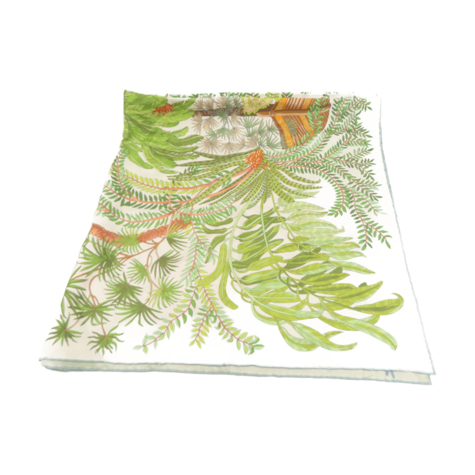 HERMES 【激減優惠】絲質Scarf 90X90絲巾綠色
