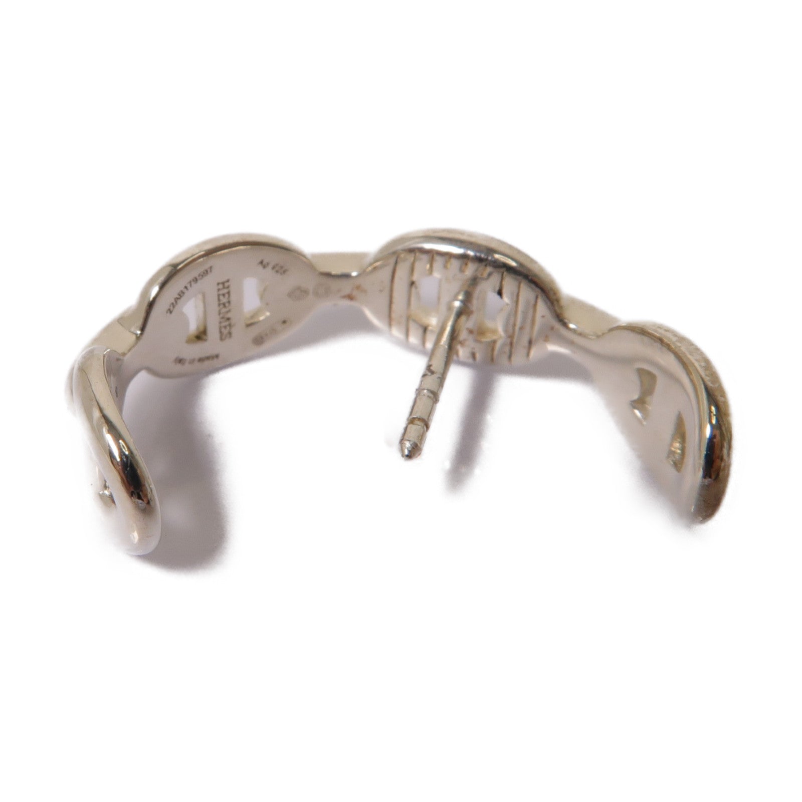 HERMES 925純銀Enchainee Earrings耳環