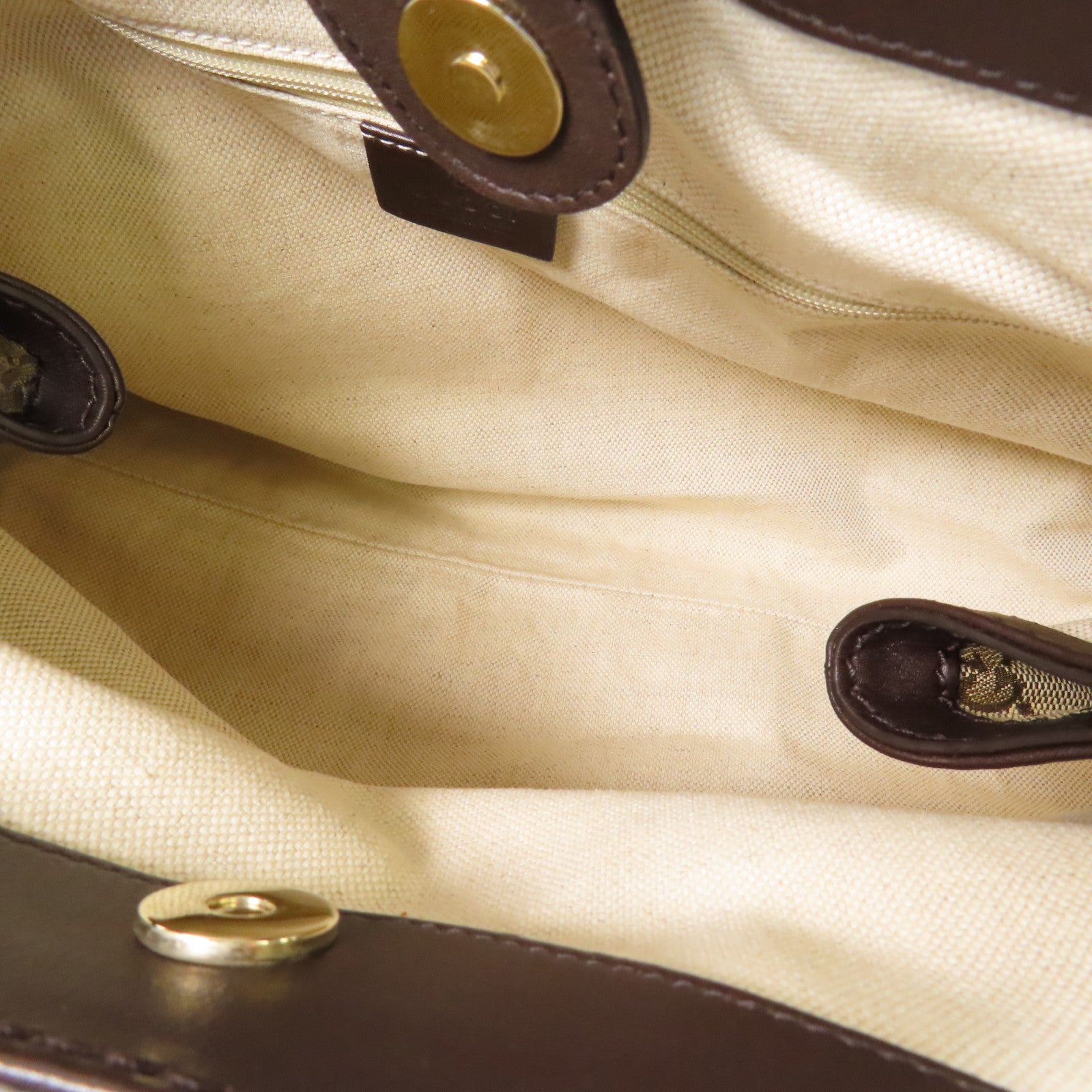 GUCCI 帆布Handbag金扣手挽袋