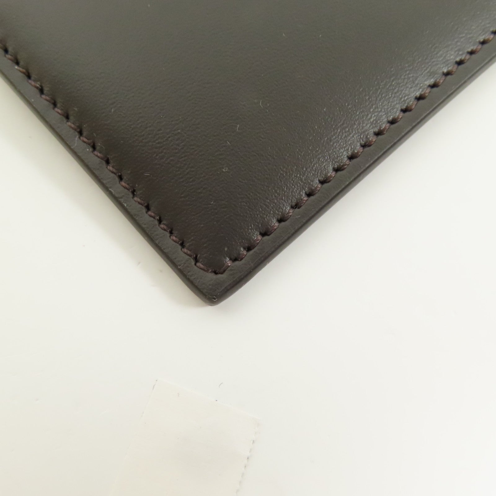 FENDI 【激減優惠】牛皮皮革/塗層帆布FF Squared Card Holder銀扣卡片套