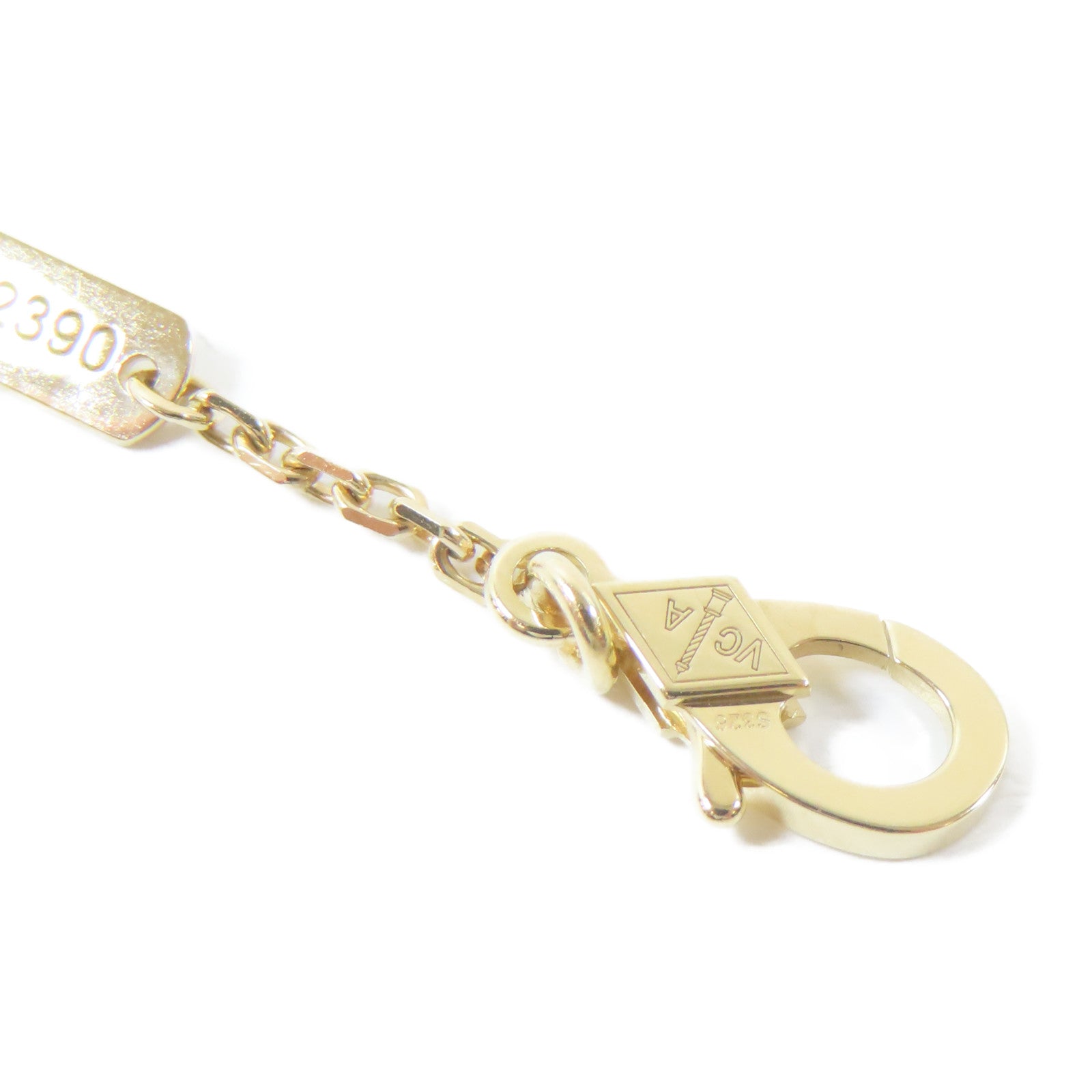Van Cleef & Arpels 18K黃金Vintage Alhambra項鍊#42cm