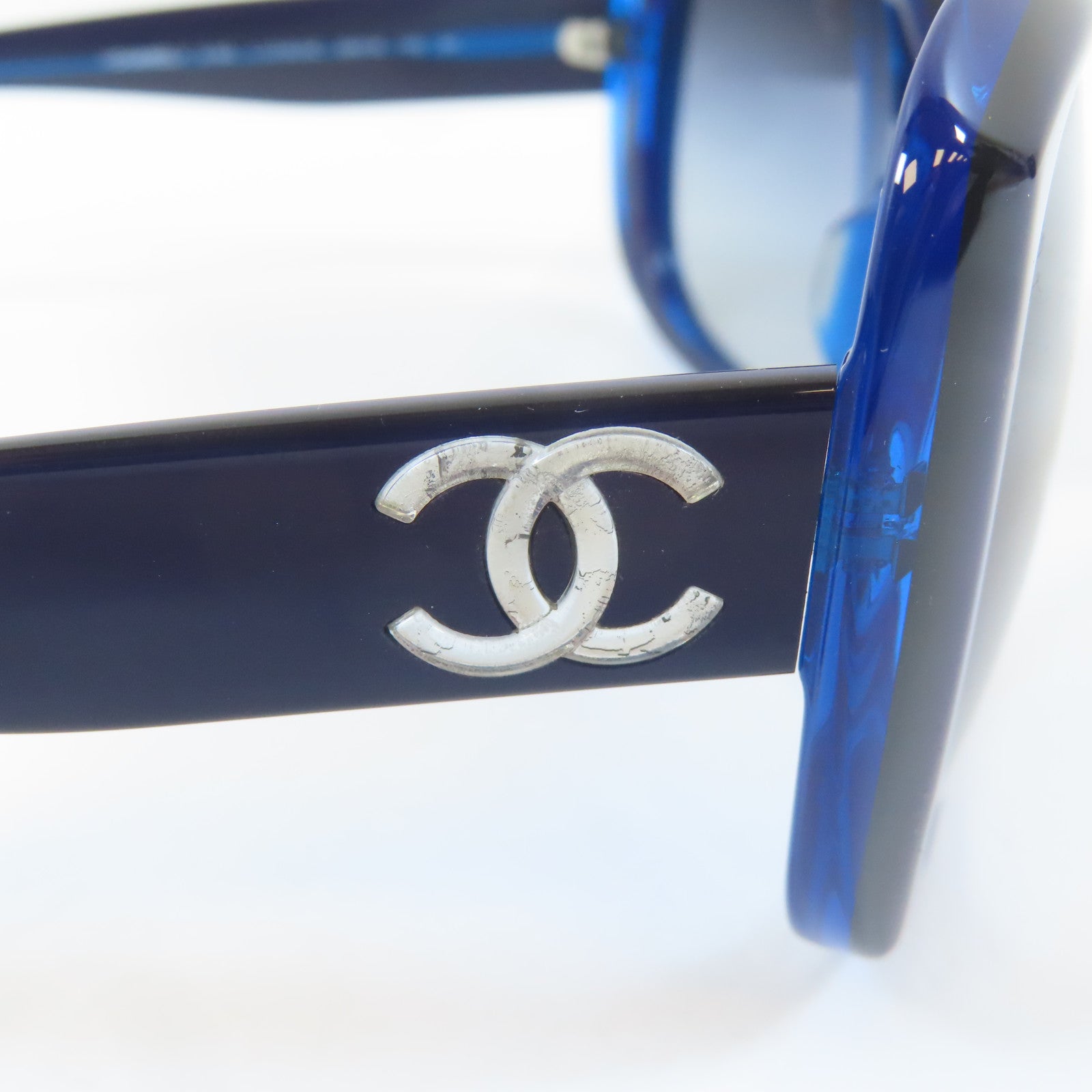 CHANEL PVC Sunglasses太陽眼鏡紫色/藍色