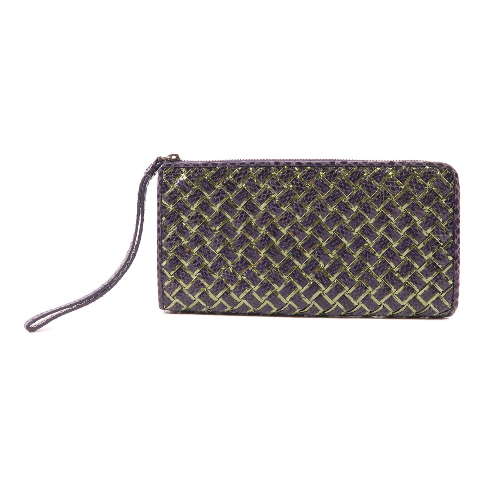 BOTTEGA VENETA 皮革Zipper Long Wallet長錢包