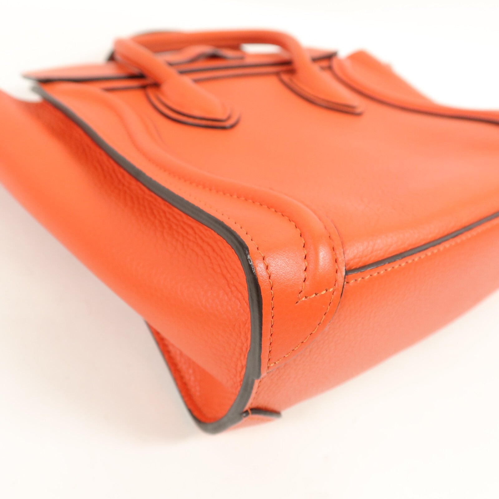 CELINE 牛皮皮革Nano Luggage手挽肩背兩用袋