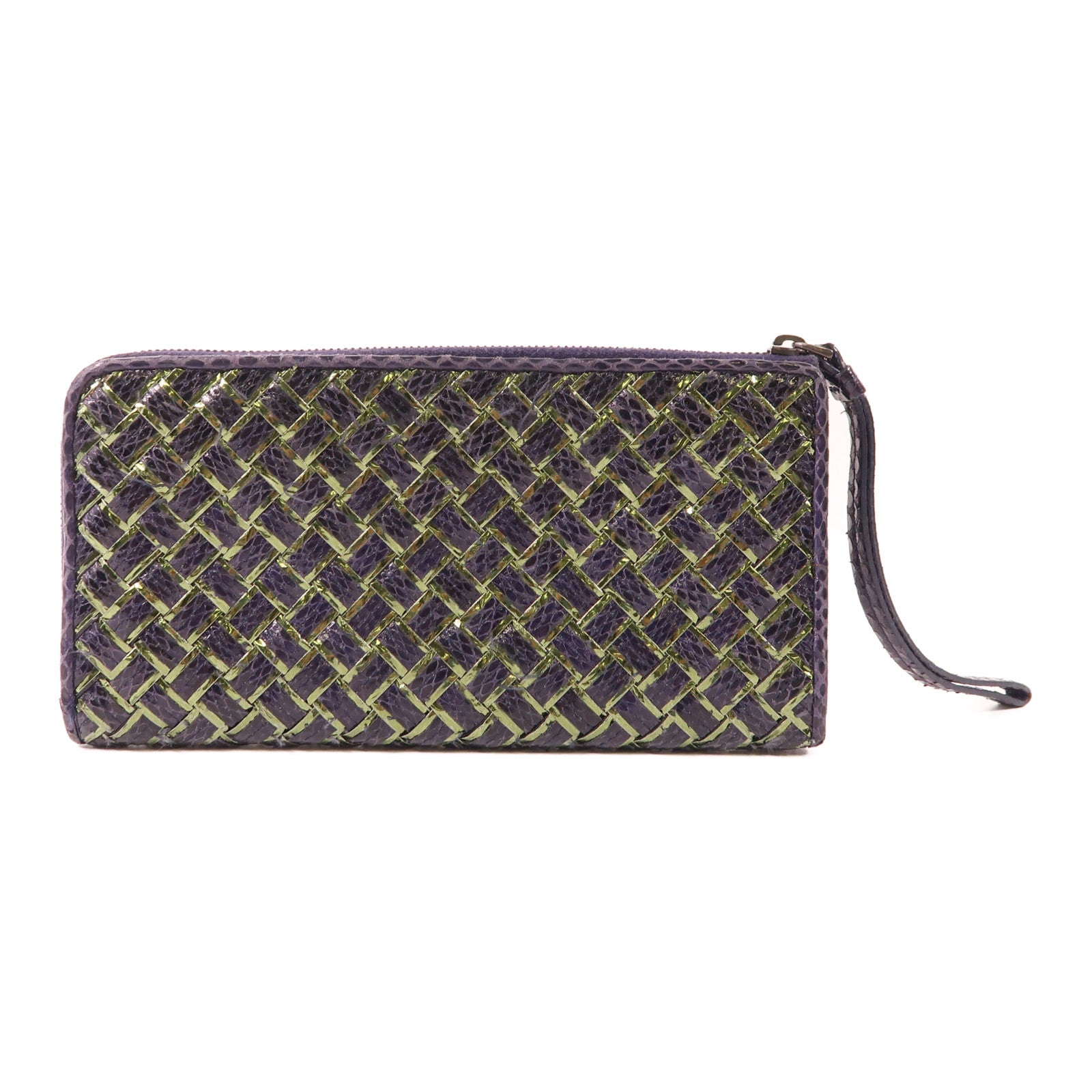 BOTTEGA VENETA 皮革Zipper Long Wallet長錢包