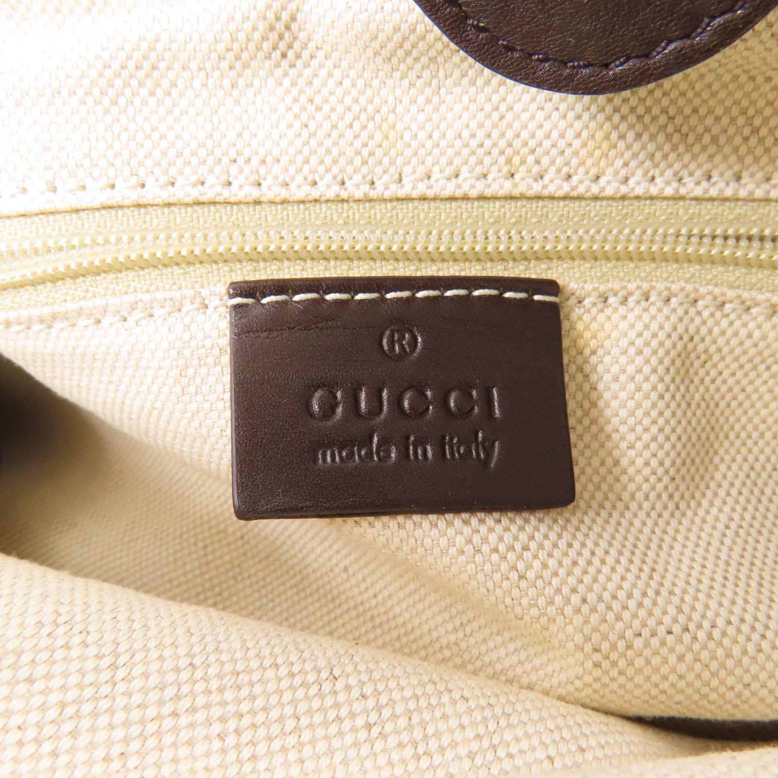 GUCCI 帆布Handbag金扣手挽袋