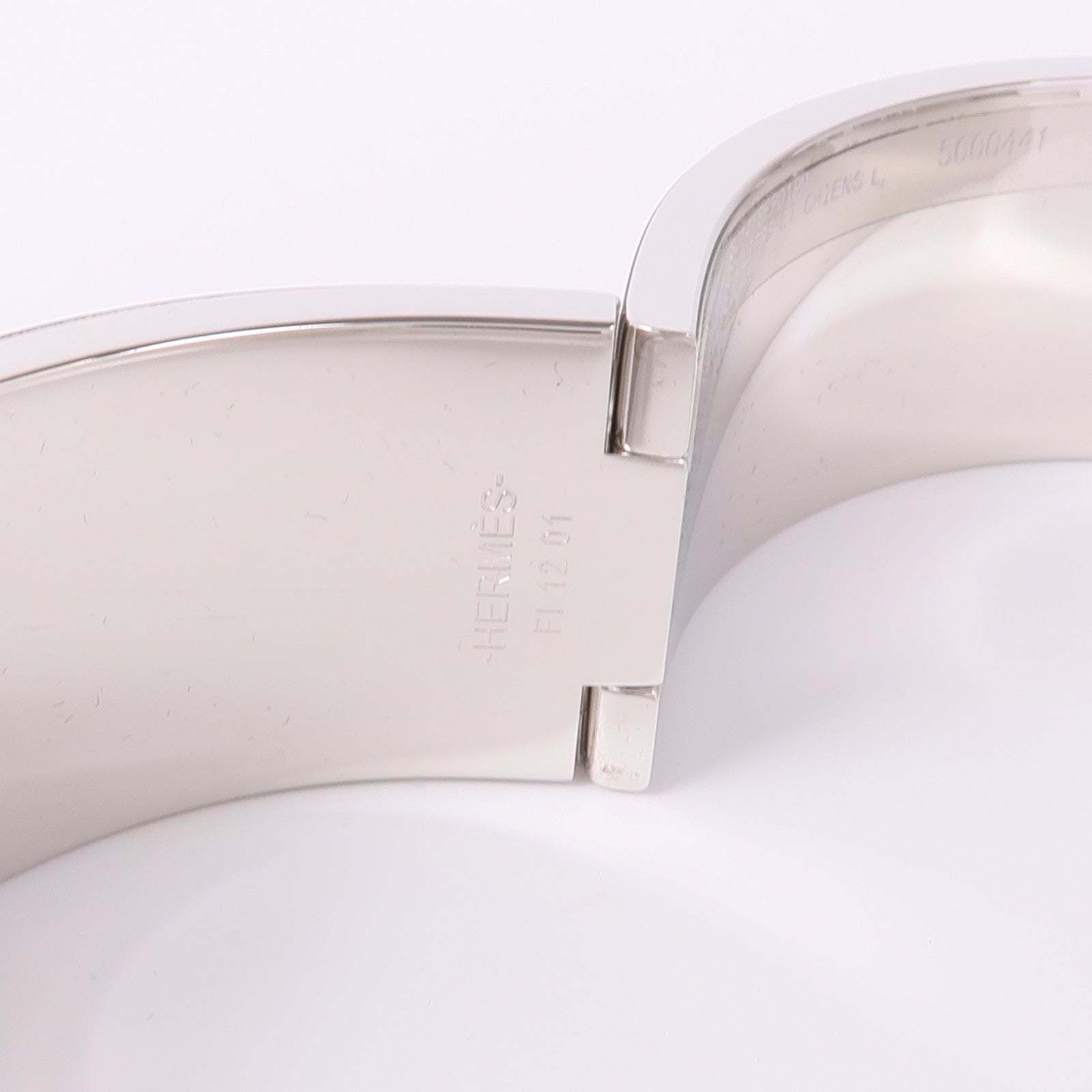 HERMES PHW Clic Clac H Bracelet Metal Enamel Multicolor