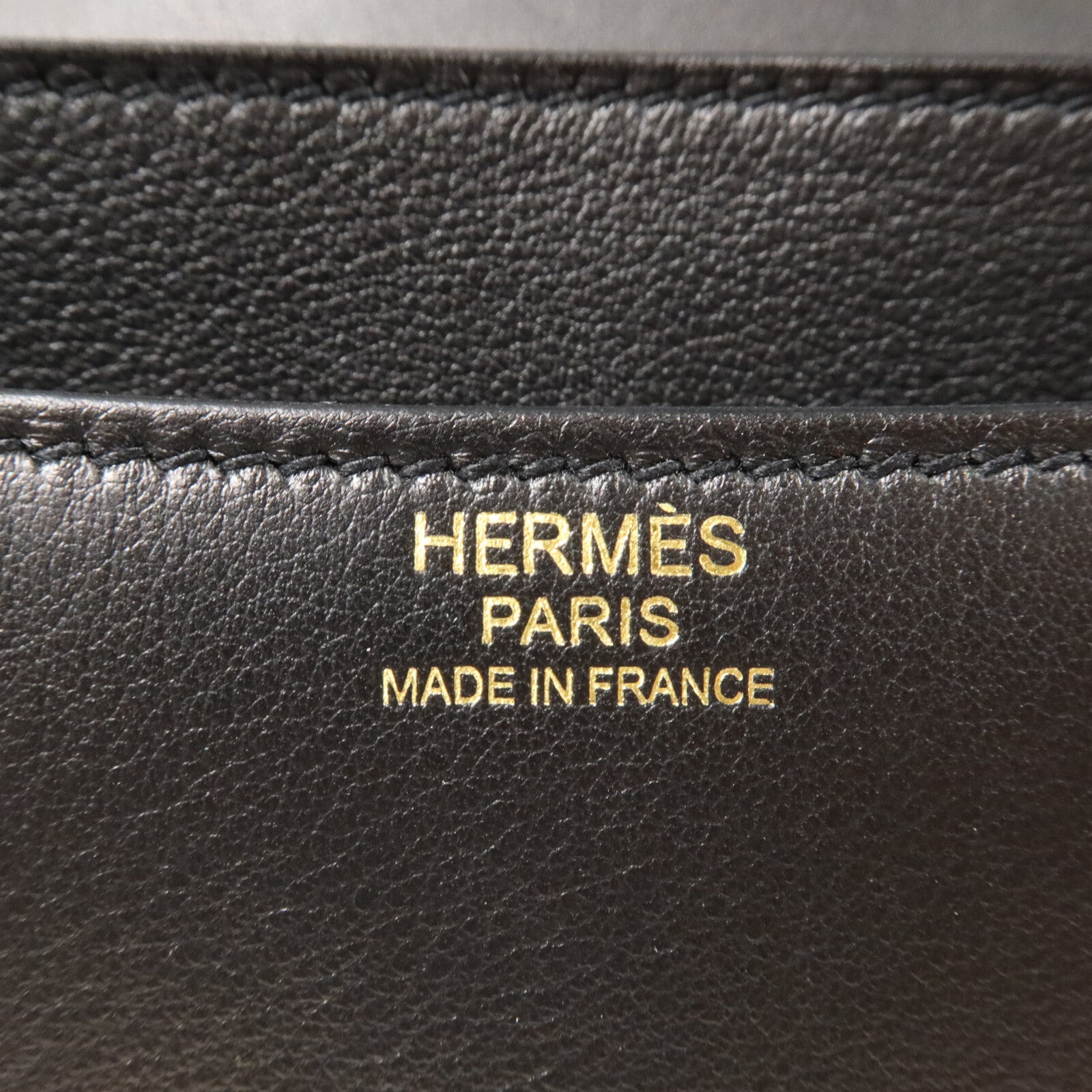 HERMES Swift皮革Constance 24肩背袋Noir