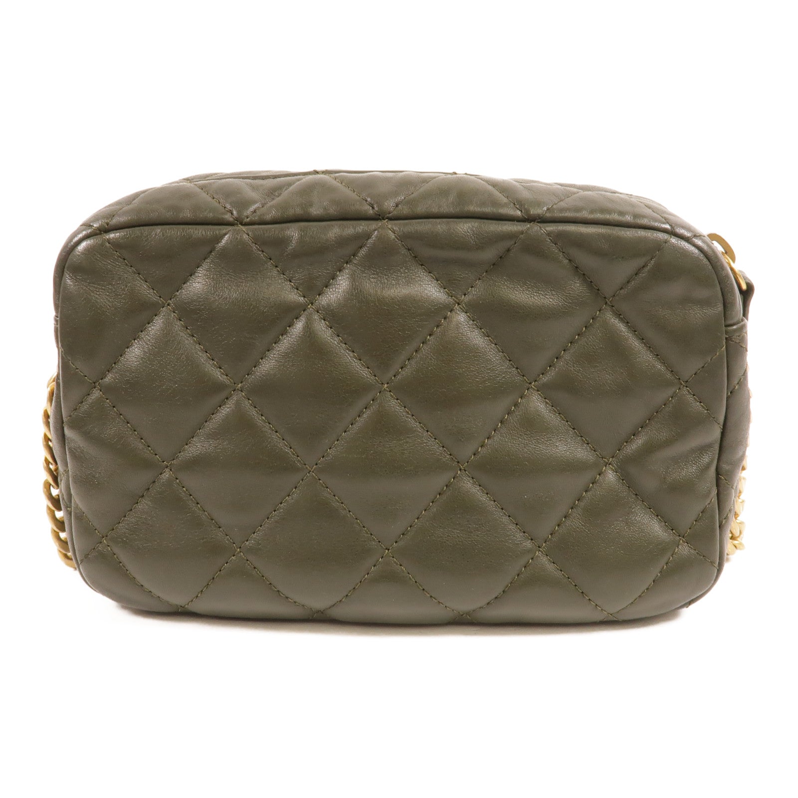 CHANEL 牛皮皮革Camera Bag Gold Ball肩背袋