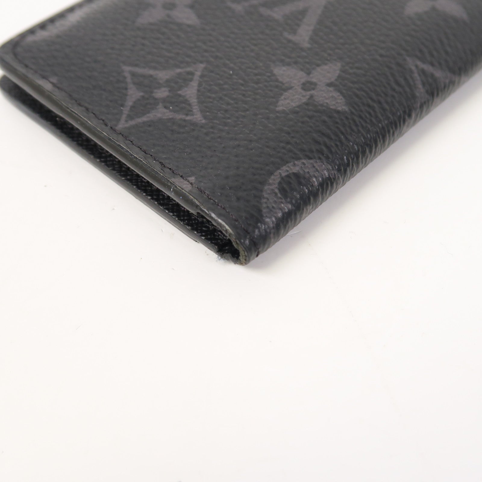 LOUIS VUITTON Monogram Eclipse Card Holder卡片套黑色
