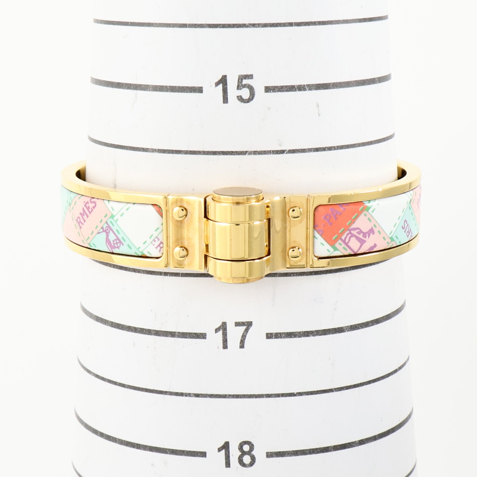HERMES 金屬/琺瑯Charniere Bracelet手鐲