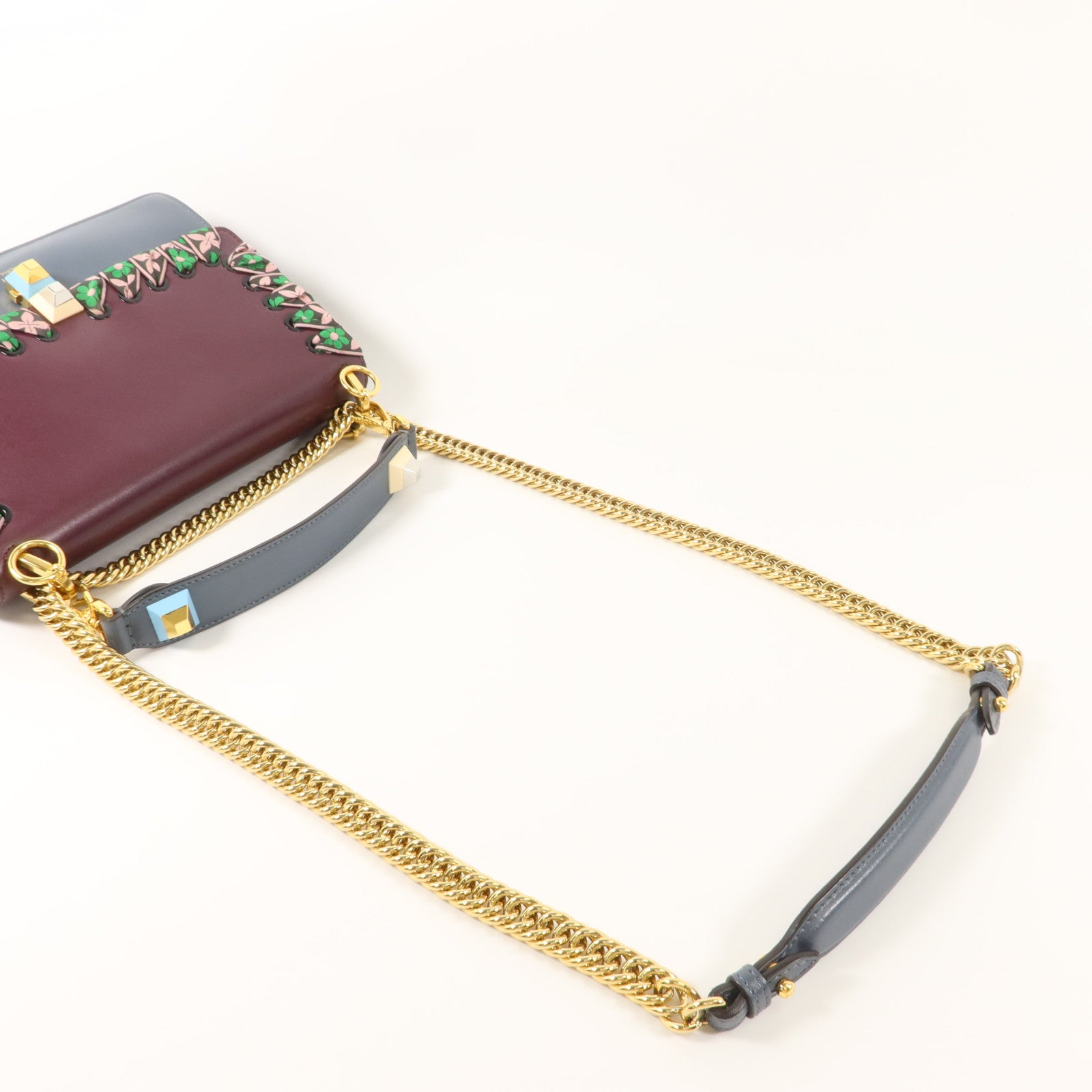 FENDI 牛皮皮革Kan I手挽肩背兩用袋
