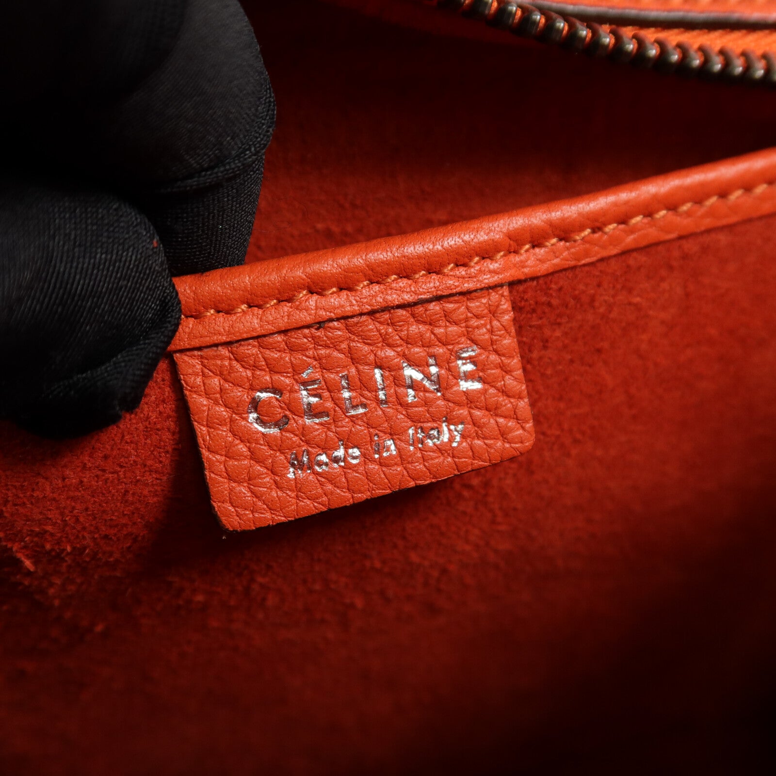 CELINE 牛皮皮革Nano Luggage手挽肩背兩用袋