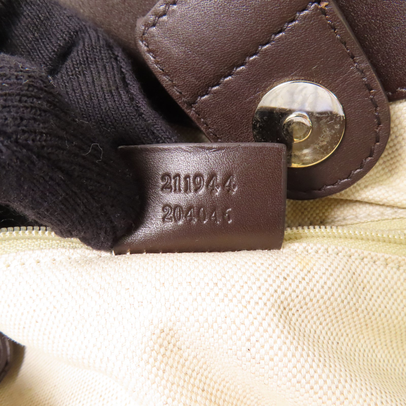 GUCCI 帆布Handbag金扣手挽袋