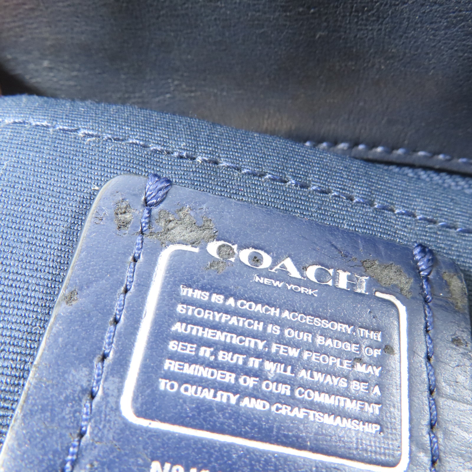 COACH 牛皮皮革2 Way Bag銀扣手挽肩背兩用袋