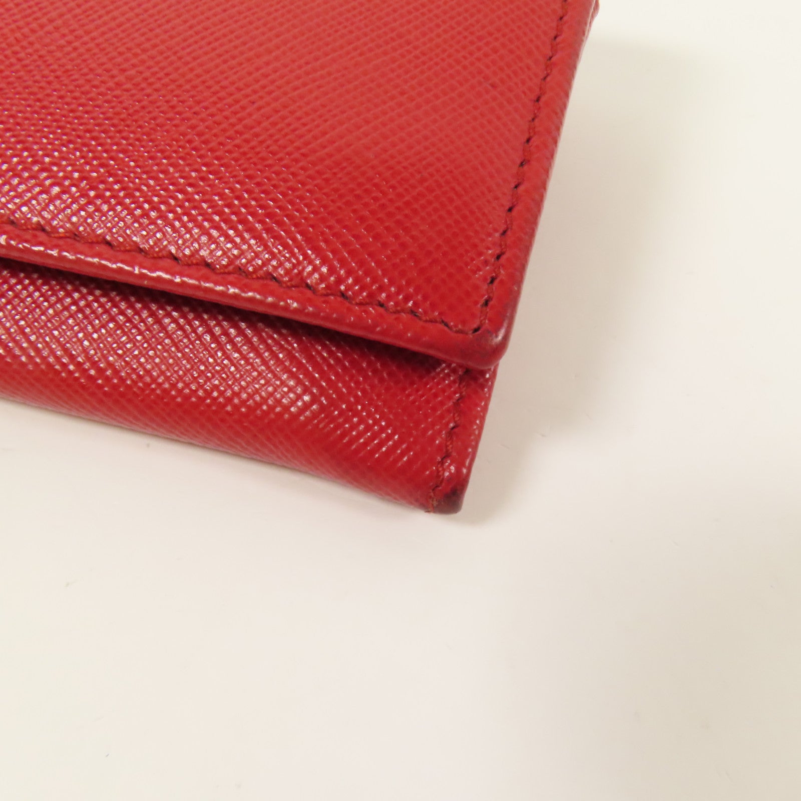 PRADA 【激減優惠】Saffiano皮革Long Wallet金扣長錢包