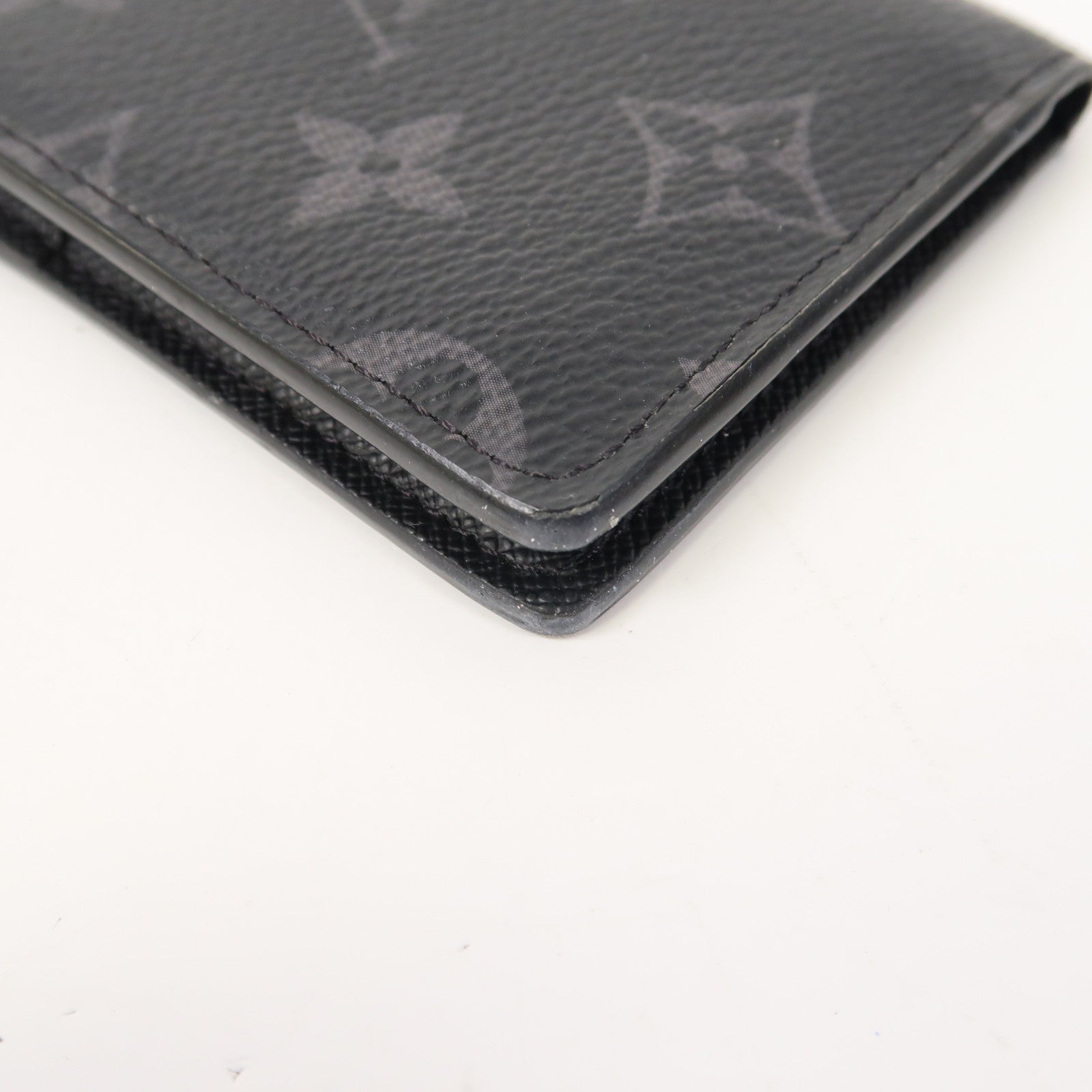 LOUIS VUITTON Monogram Eclipse Card Holder卡片套黑色