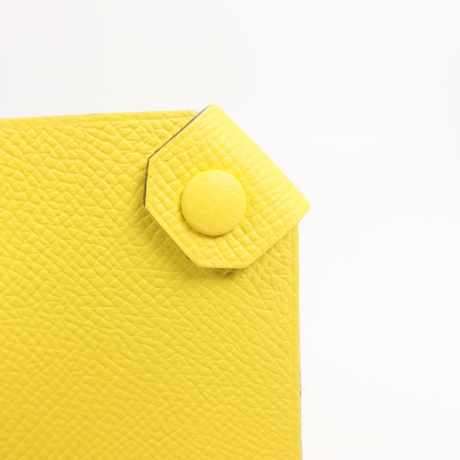 HERMES Epsom皮革Tarmac Passport Holder護照套Lime