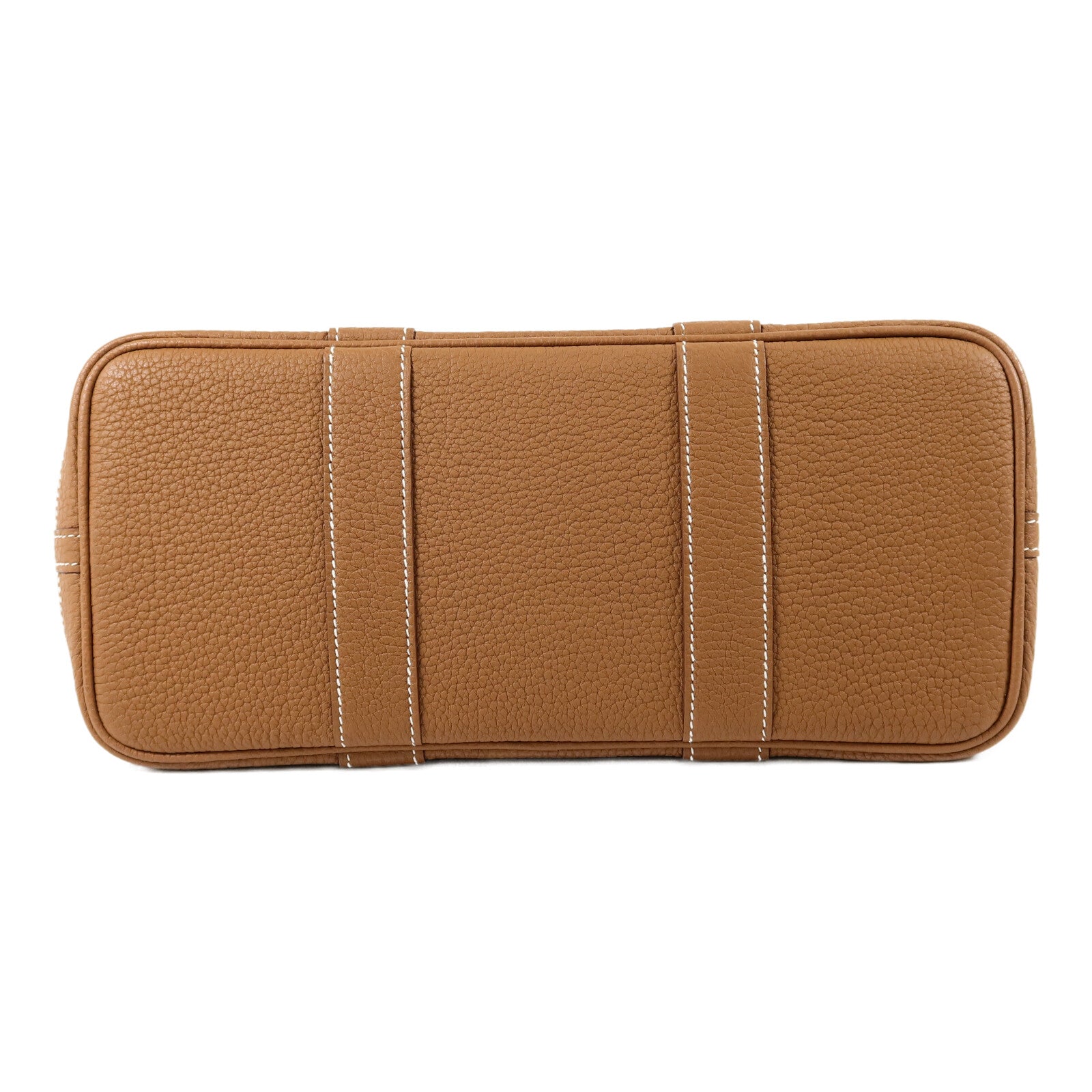 HERMES Negonda皮革Garden Party TPM手挽袋Gold