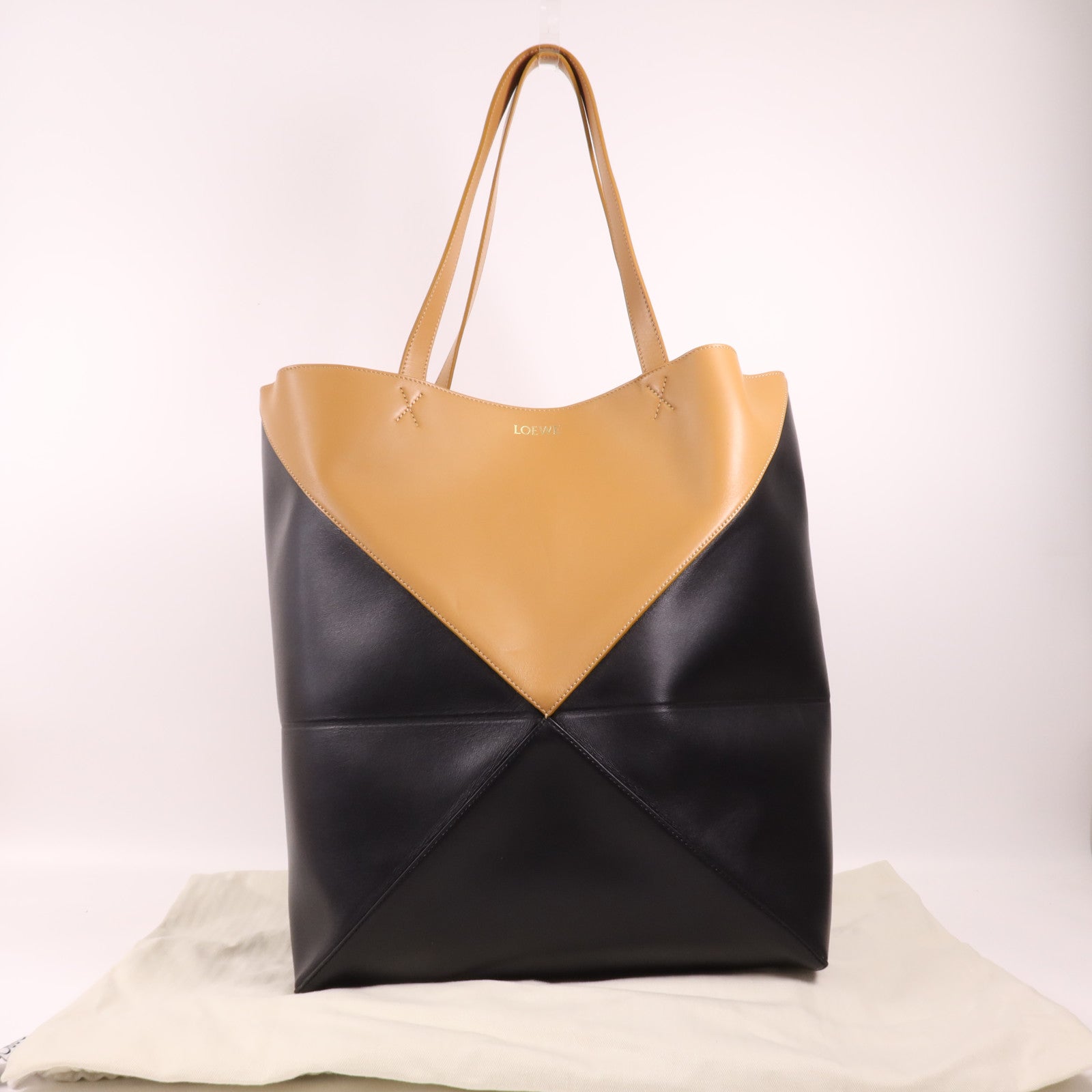 LOEWE 牛皮皮革Puzzle Tote Bag手挽袋