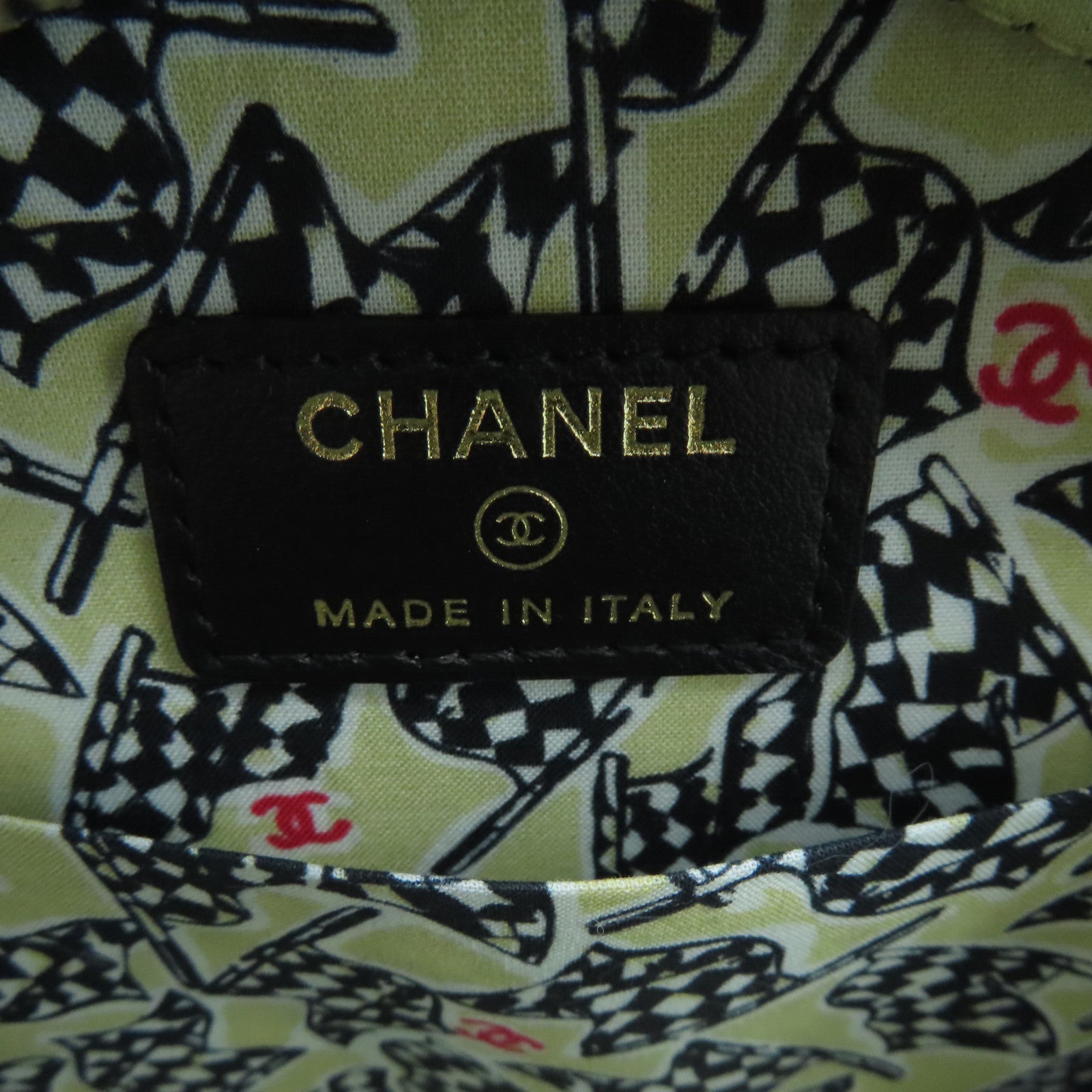 CHANEL 【激減優惠】菱格Caviar皮革Round Chain Shoulder Bag金扣鏈帶肩背袋黑色