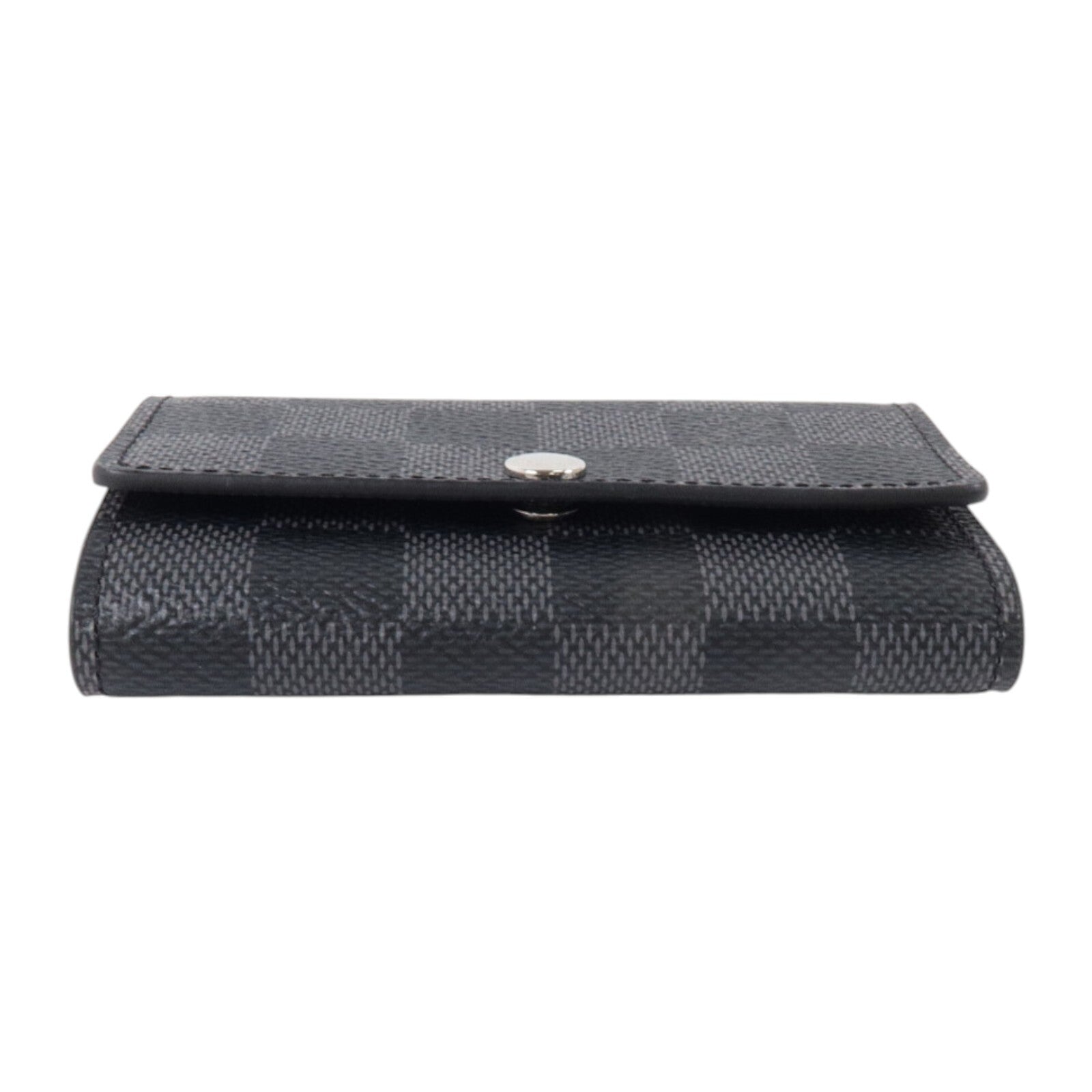 LOUIS VUITTON Damier Graphite Key Case 6銀扣鎖匙套