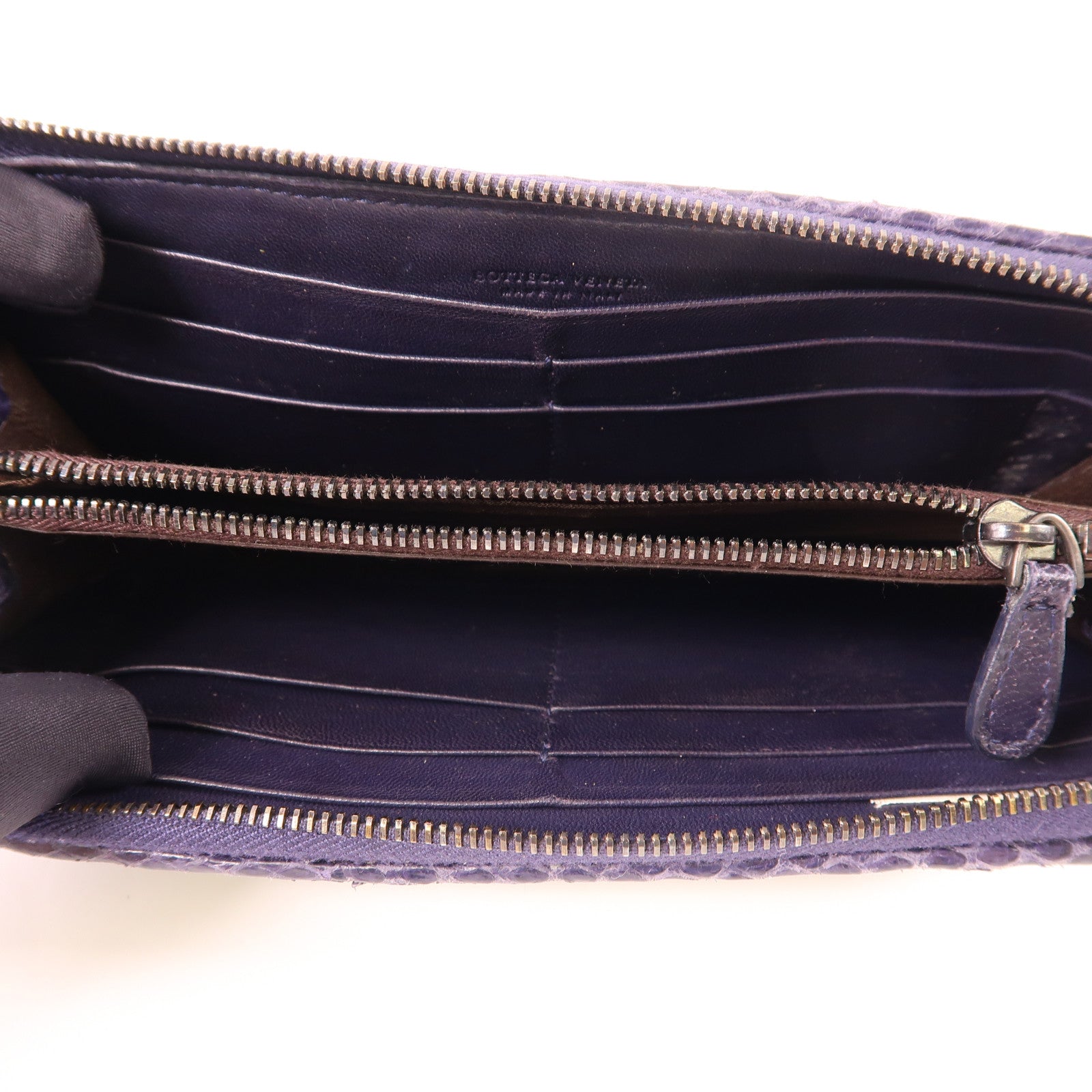 BOTTEGA VENETA 皮革Zipper Long Wallet長錢包