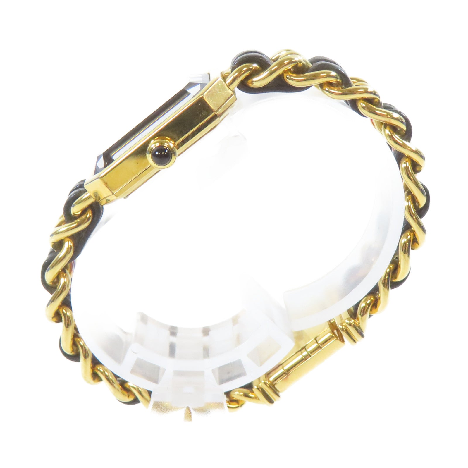 CHANEL Premiere M鍍金手錶石英機芯黑色