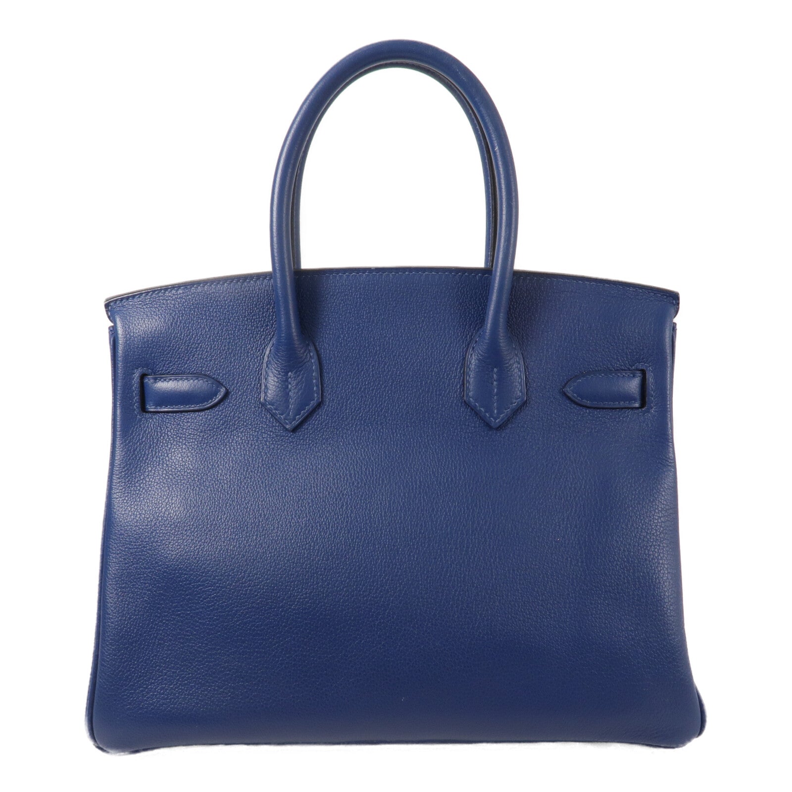 HERMES Novillo皮革Birkin 30手挽袋Deep Bleu