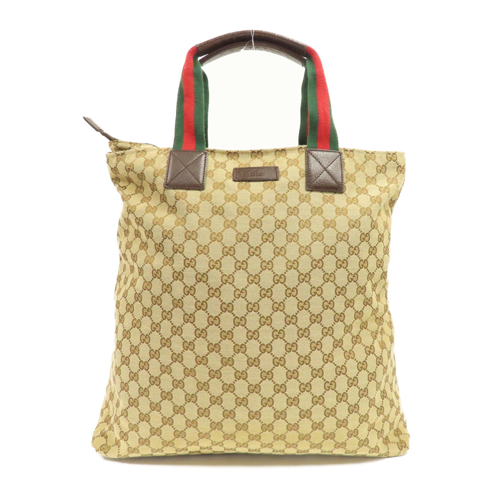 GUCCI 【激減優惠】帆布Tote Bag手挽袋啡色