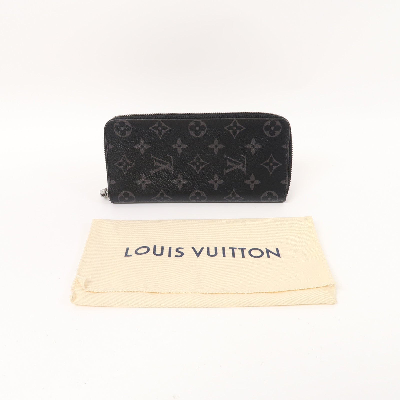 LOUIS VUITTON Monogram Eclipse Long Wallet長錢包黑色