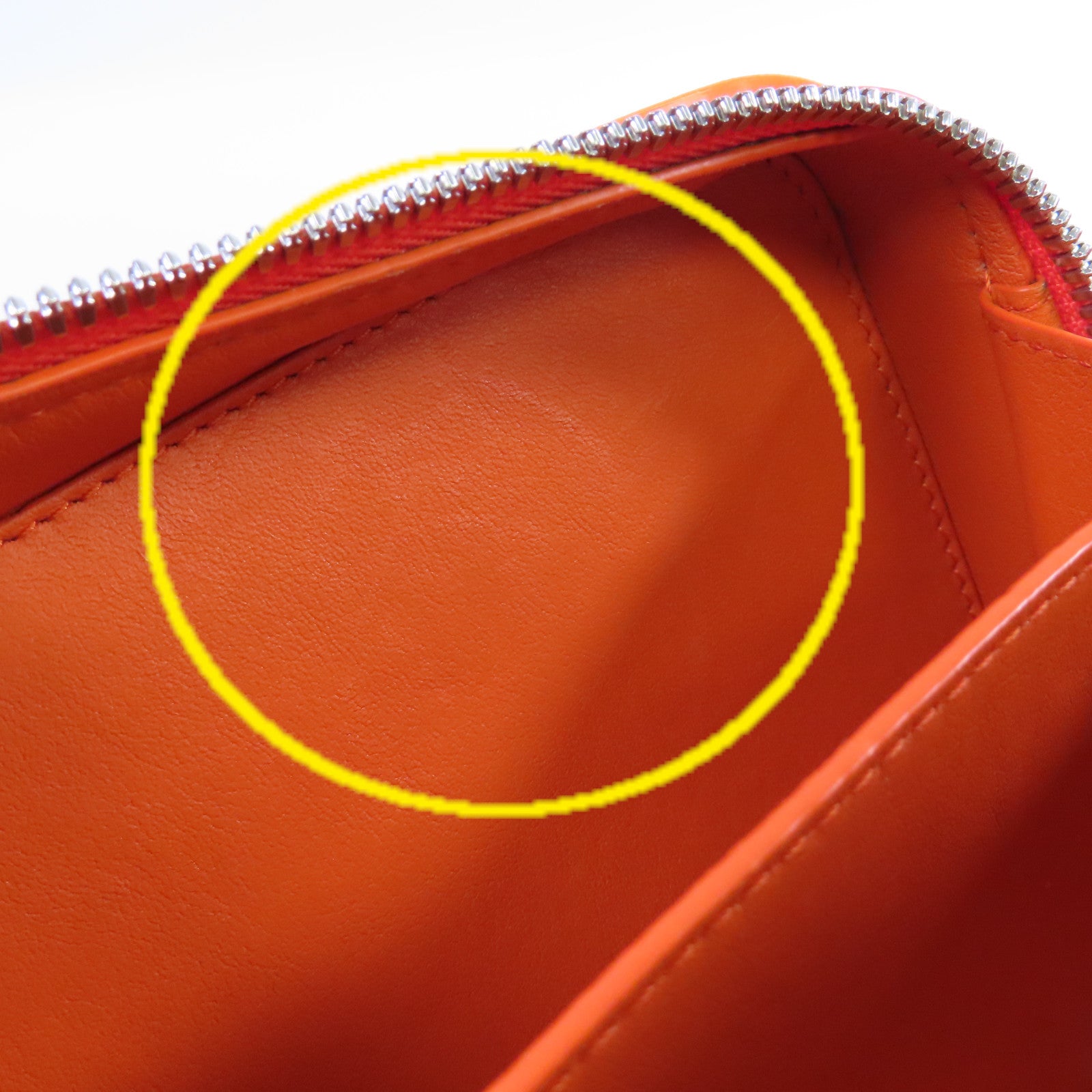 LOEWE TPU/牛皮皮革Molded Sling Crossbody Shoulder Bag銀扣肩背袋橙色