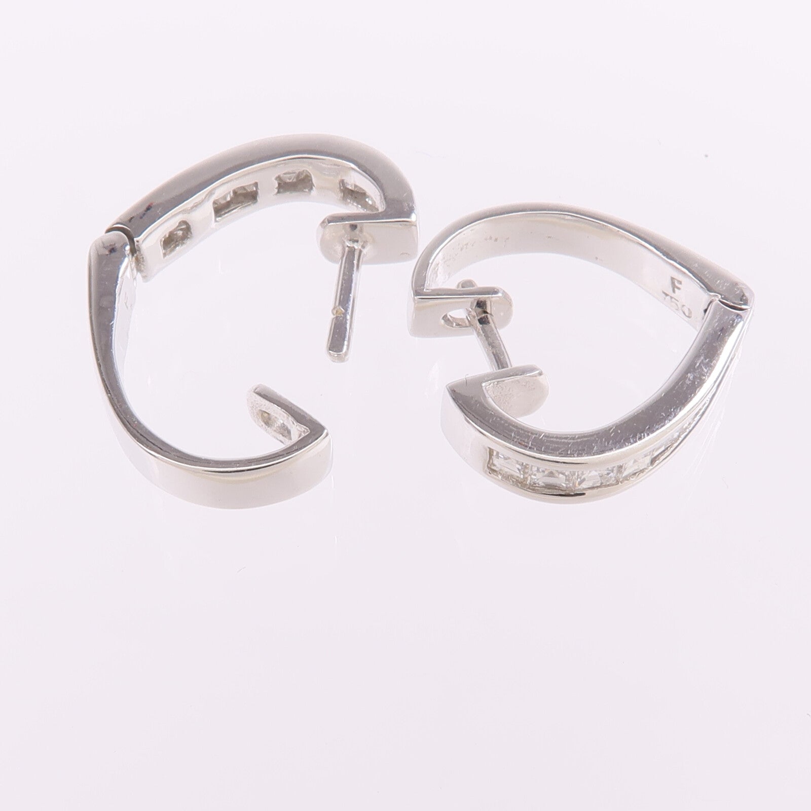 JEWELRY 18K白金Diamond Earrings鑽石耳環