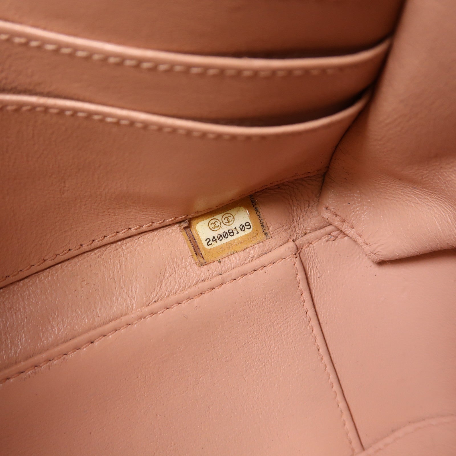 CHANEL CC GHW Filigree Vanity Case 2 Way Bag A93344 Calfskin Leather