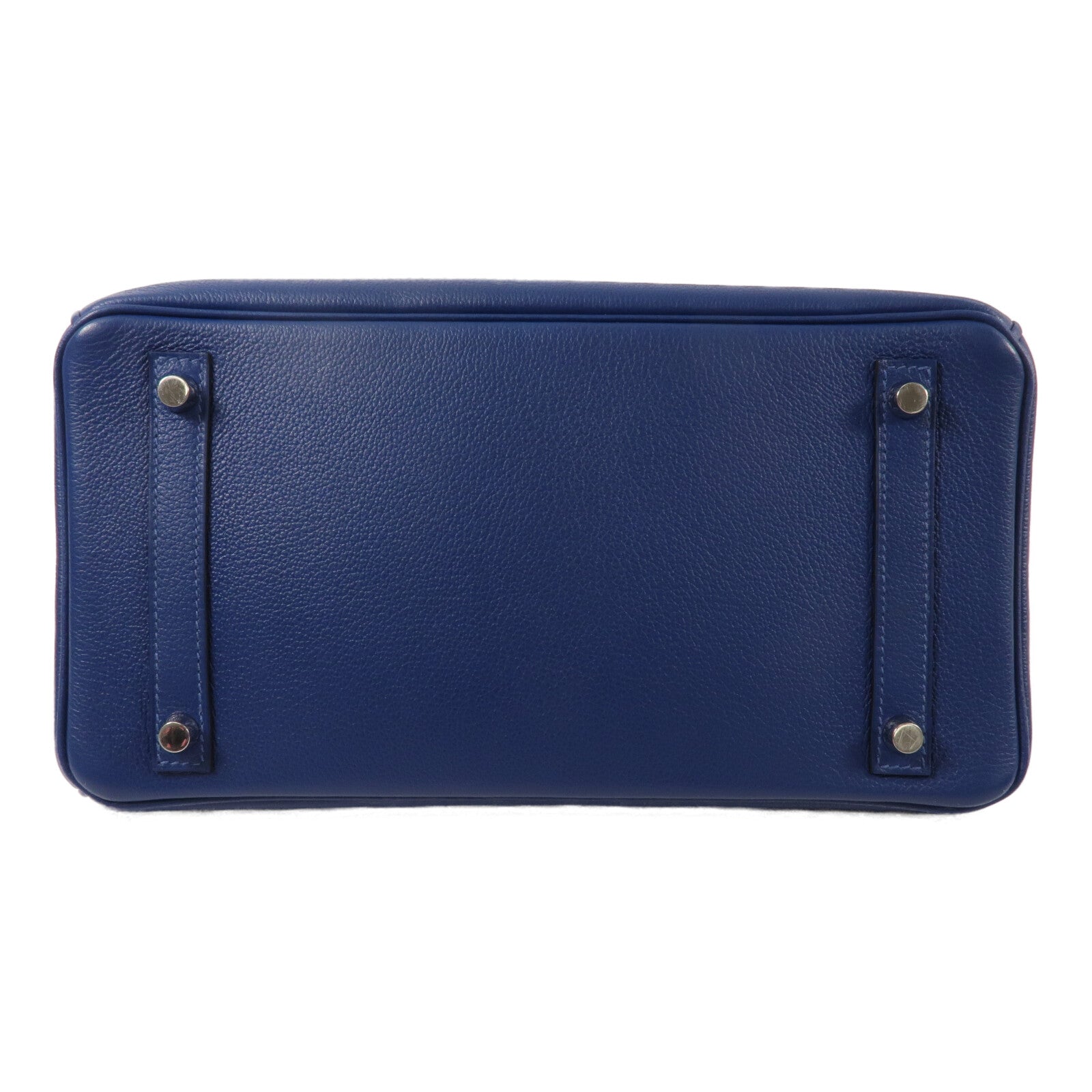 HERMES Novillo皮革Birkin 30手挽袋Deep Bleu