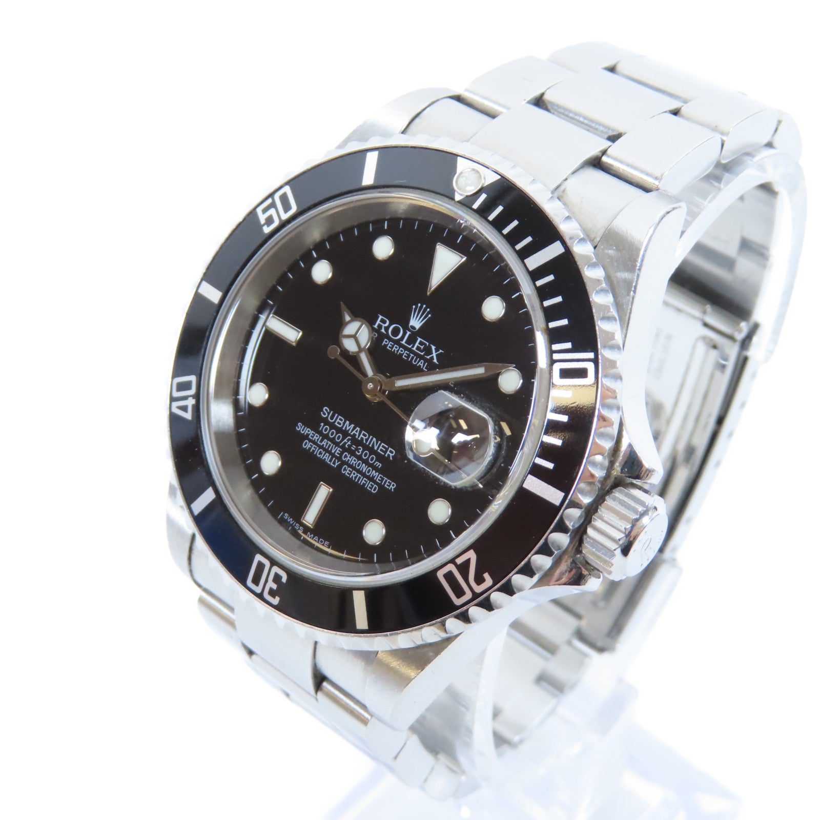 ROLEX 【激減優惠】Submariner Date不鏽鋼手錶自動機芯黑色