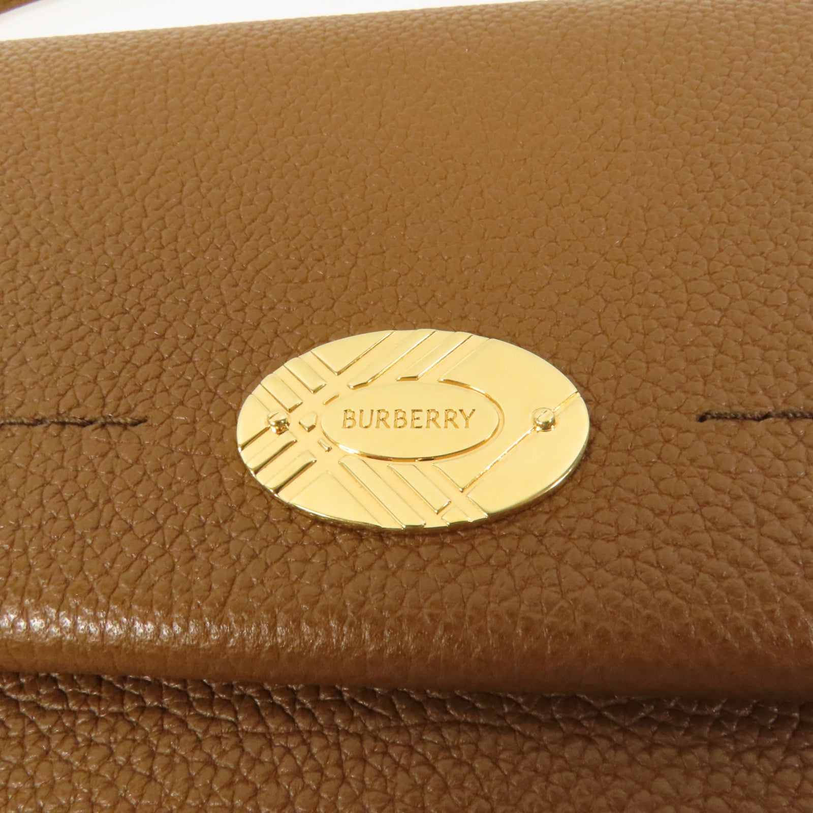 BURBERRY 牛皮皮革Shoulder Bag金扣肩背袋