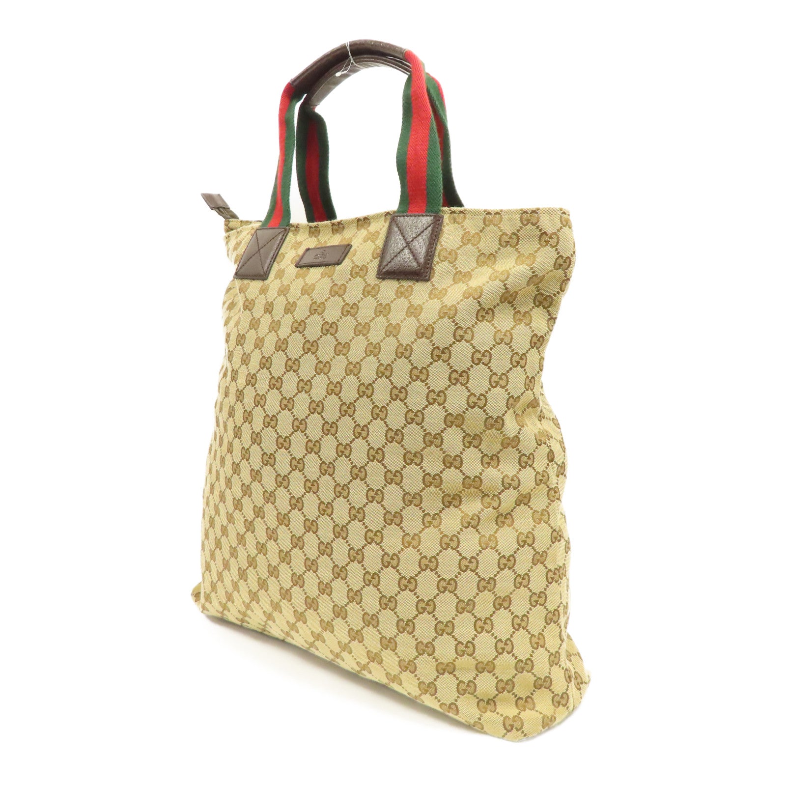 GUCCI 【激減優惠】帆布Tote Bag手挽袋啡色