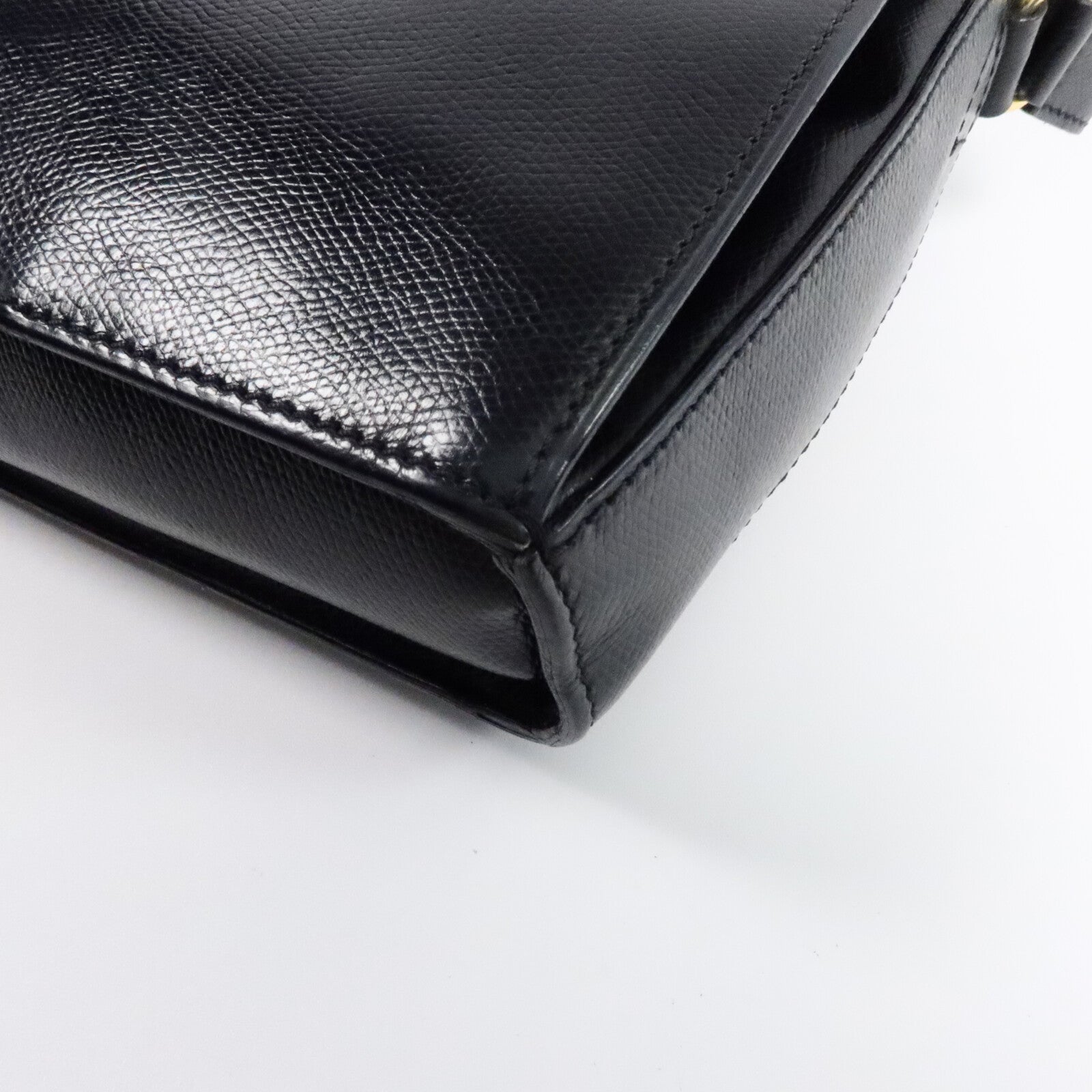 CELINE 牛皮皮革Vintage Shoulder Bag肩背袋