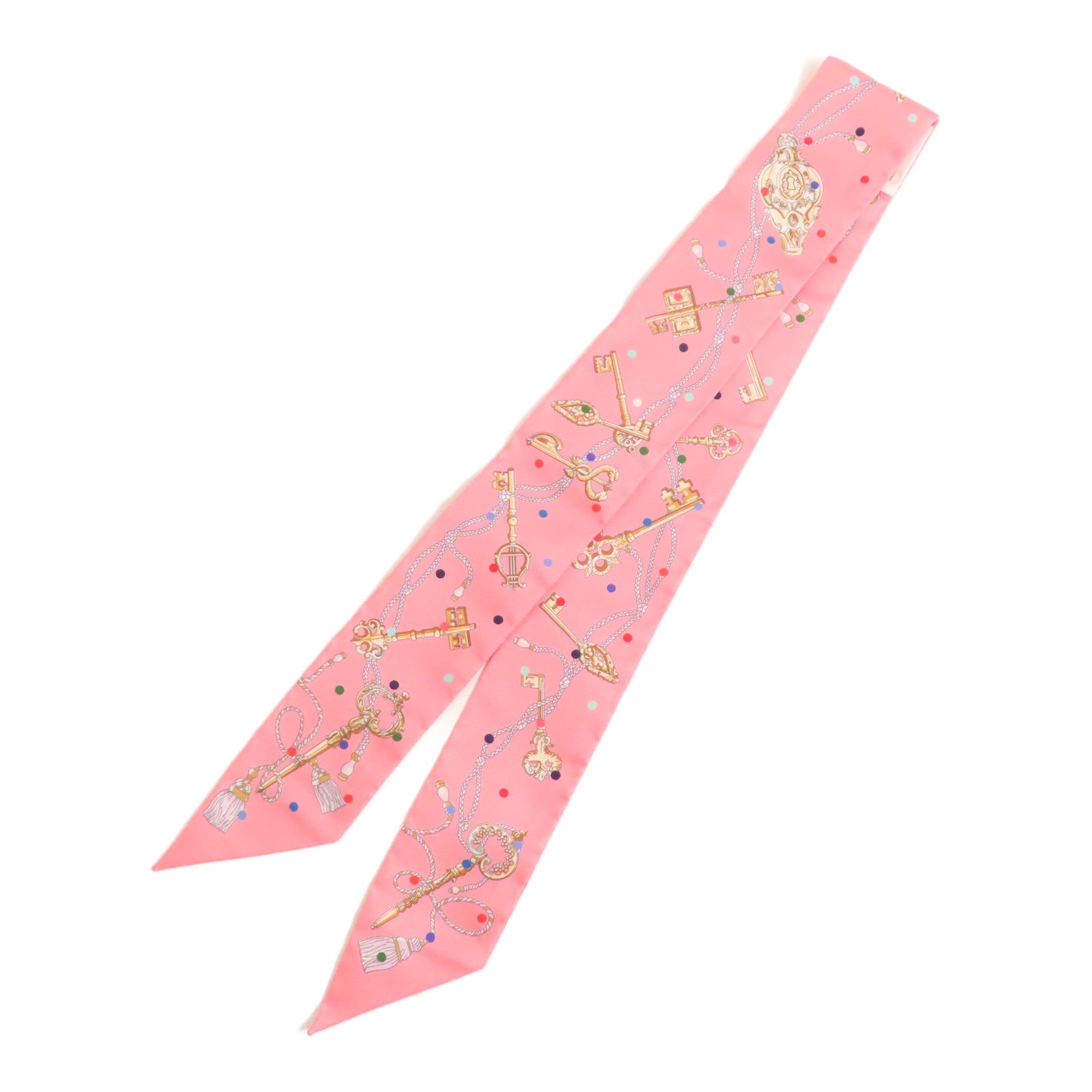 HERMES 絲質Twilly絲巾