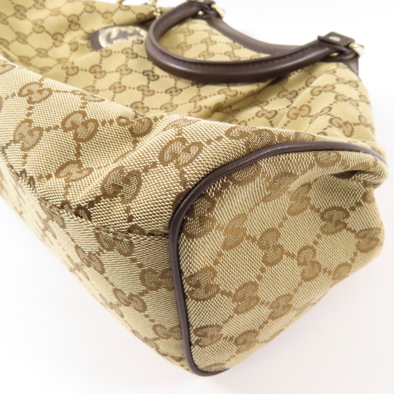 GUCCI 帆布Handbag金扣手挽袋