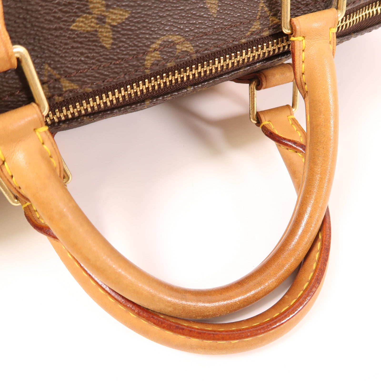 LOUIS VUITTON Monogram Speedy 35金扣手挽袋