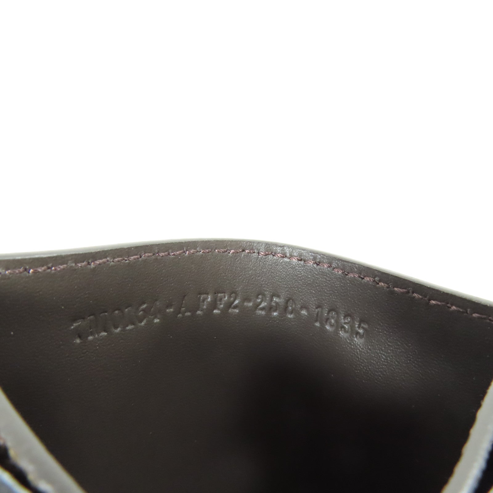FENDI 【激減優惠】牛皮皮革/塗層帆布FF Squared Card Holder銀扣卡片套