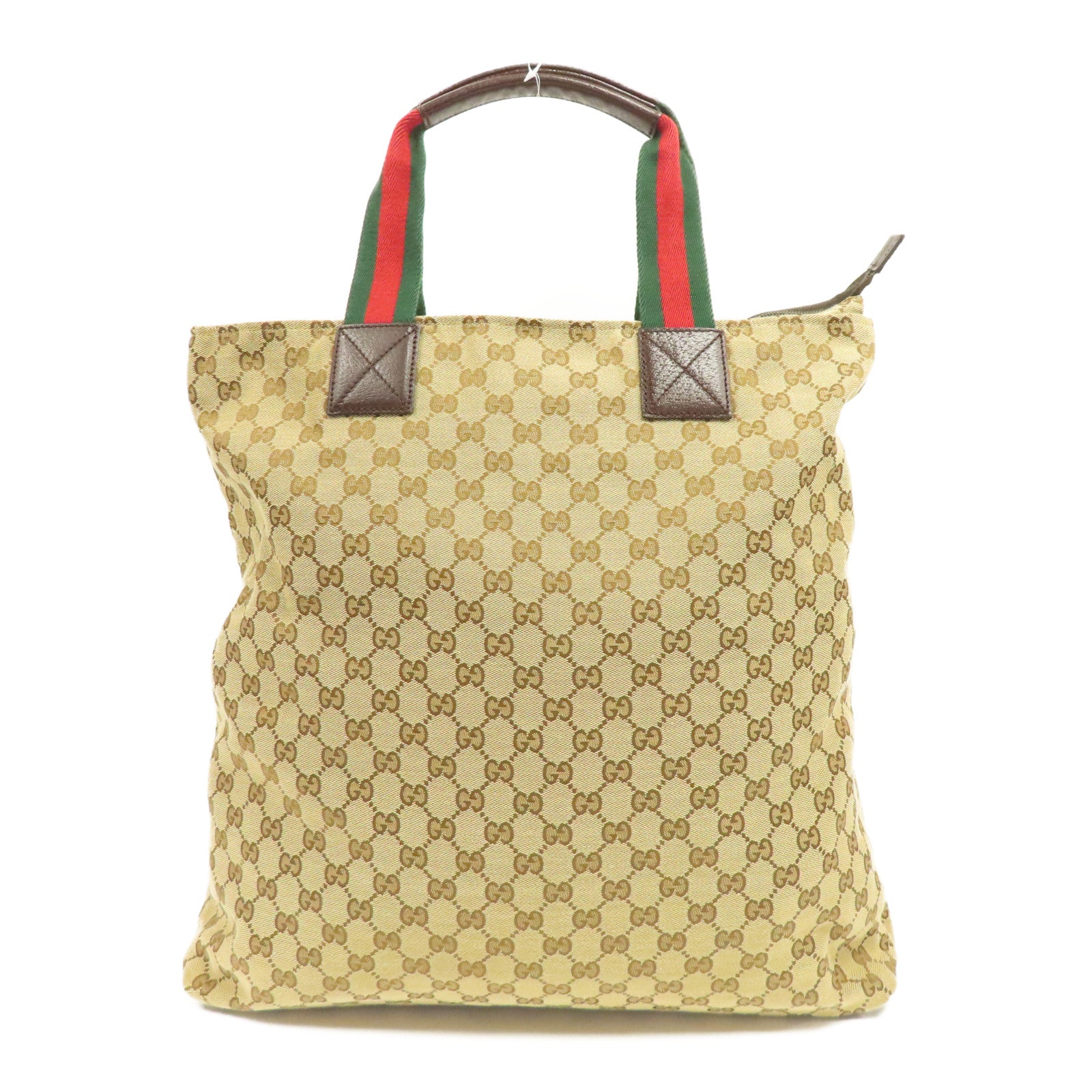 GUCCI 【激減優惠】帆布Tote Bag手挽袋啡色