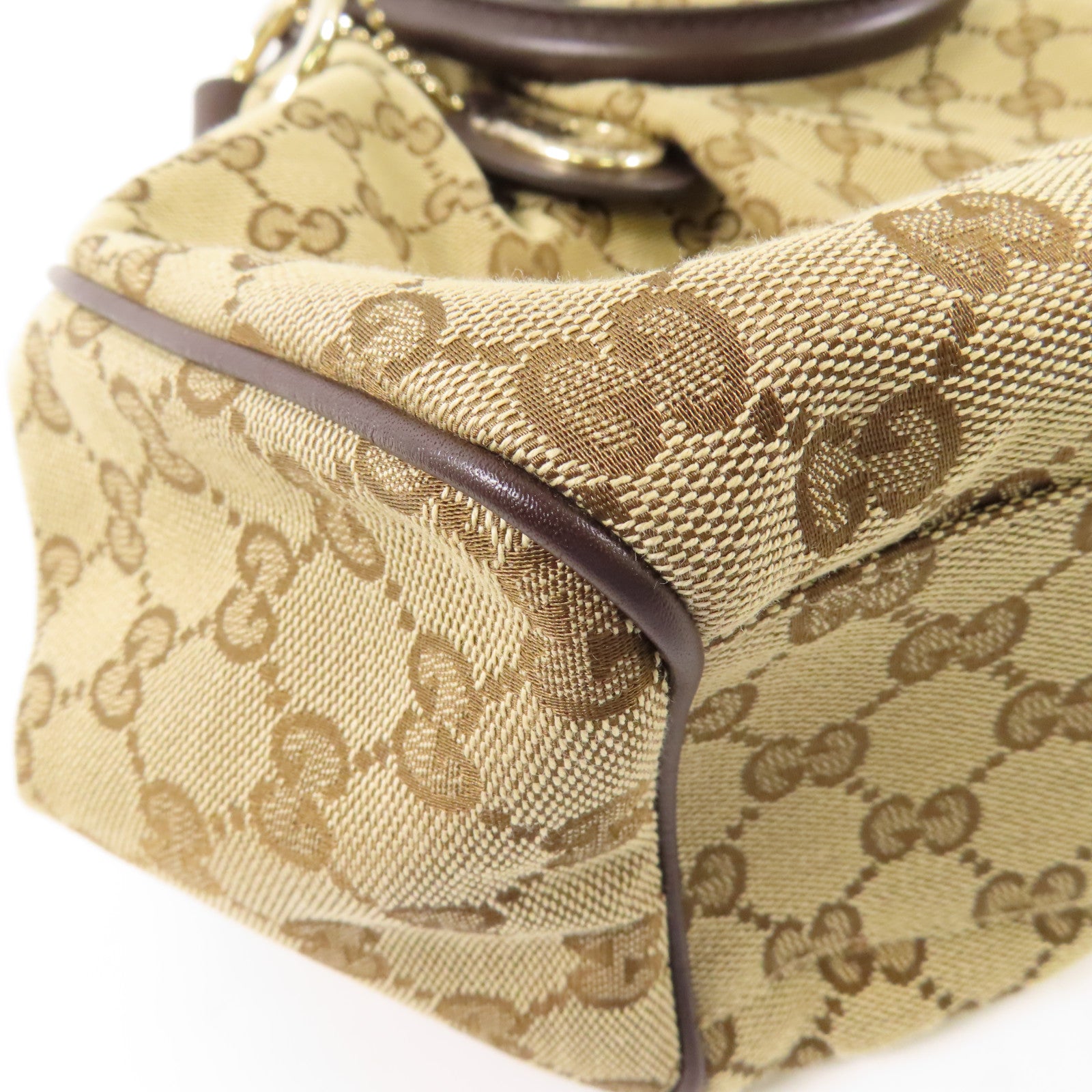 GUCCI 帆布Handbag金扣手挽袋