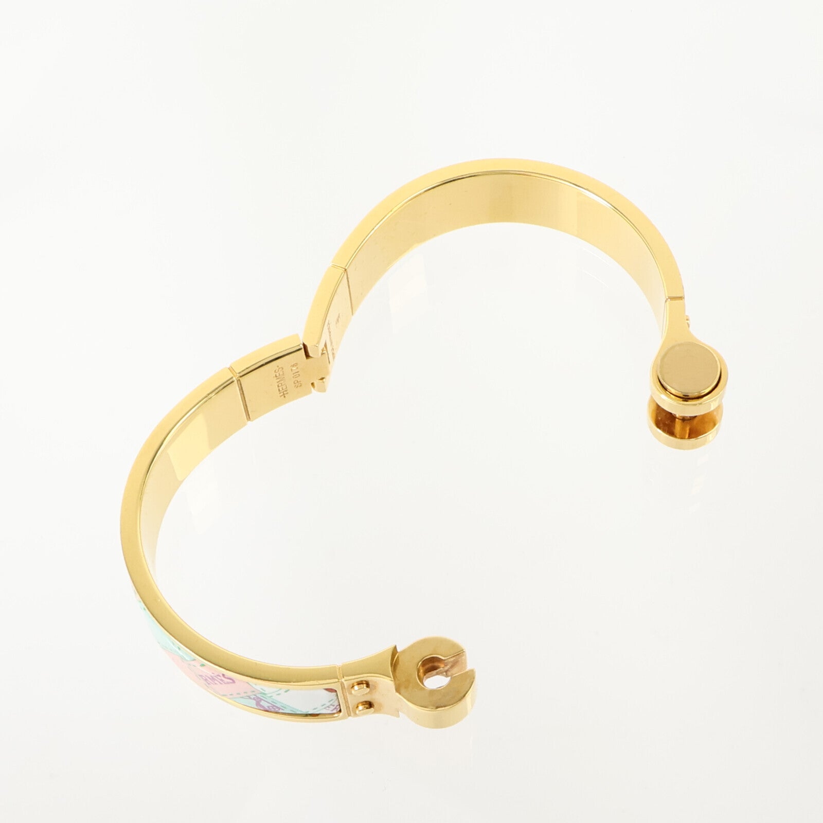 HERMES 金屬/琺瑯Charniere Bracelet手鐲
