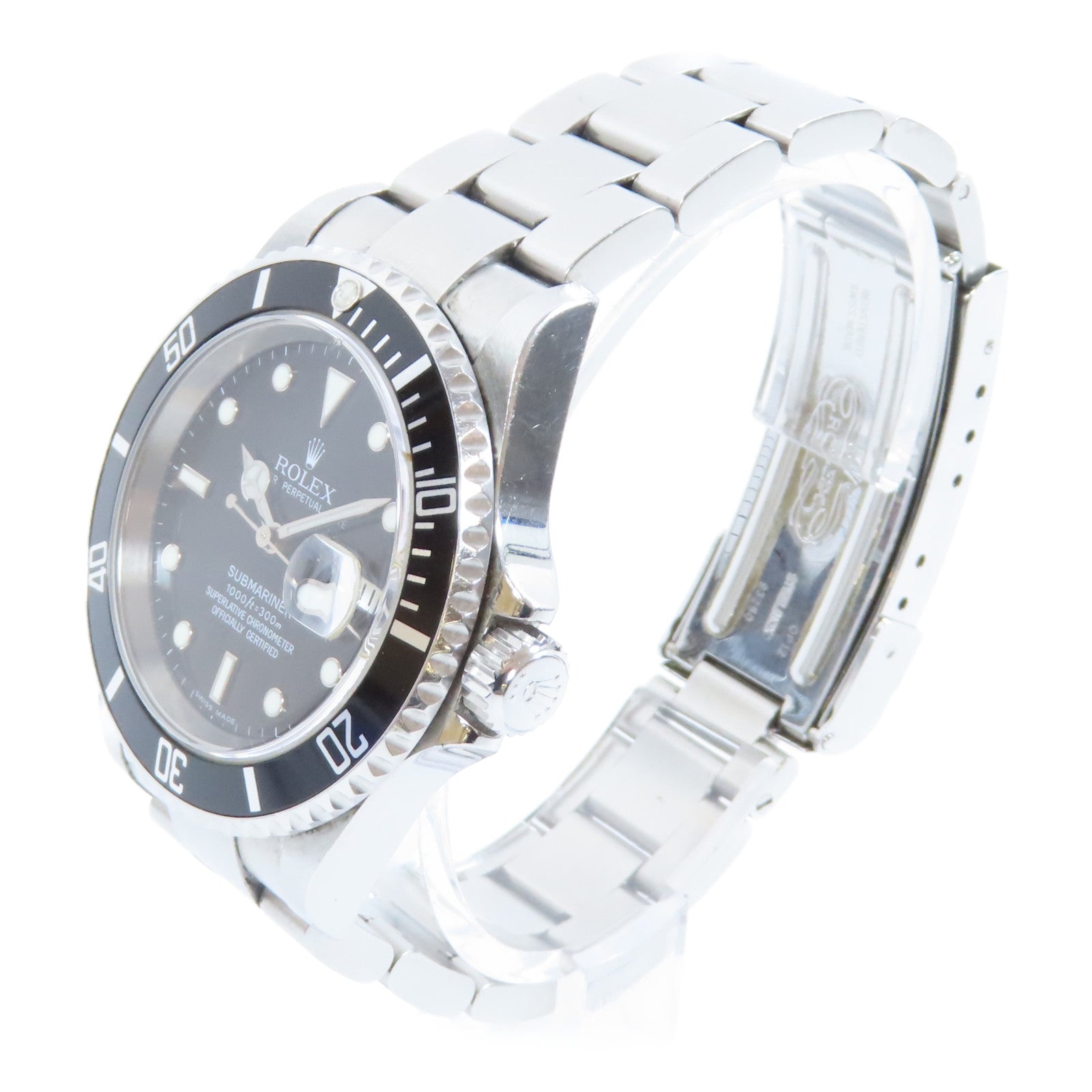 ROLEX 【激減優惠】Submariner Date不鏽鋼手錶自動機芯黑色
