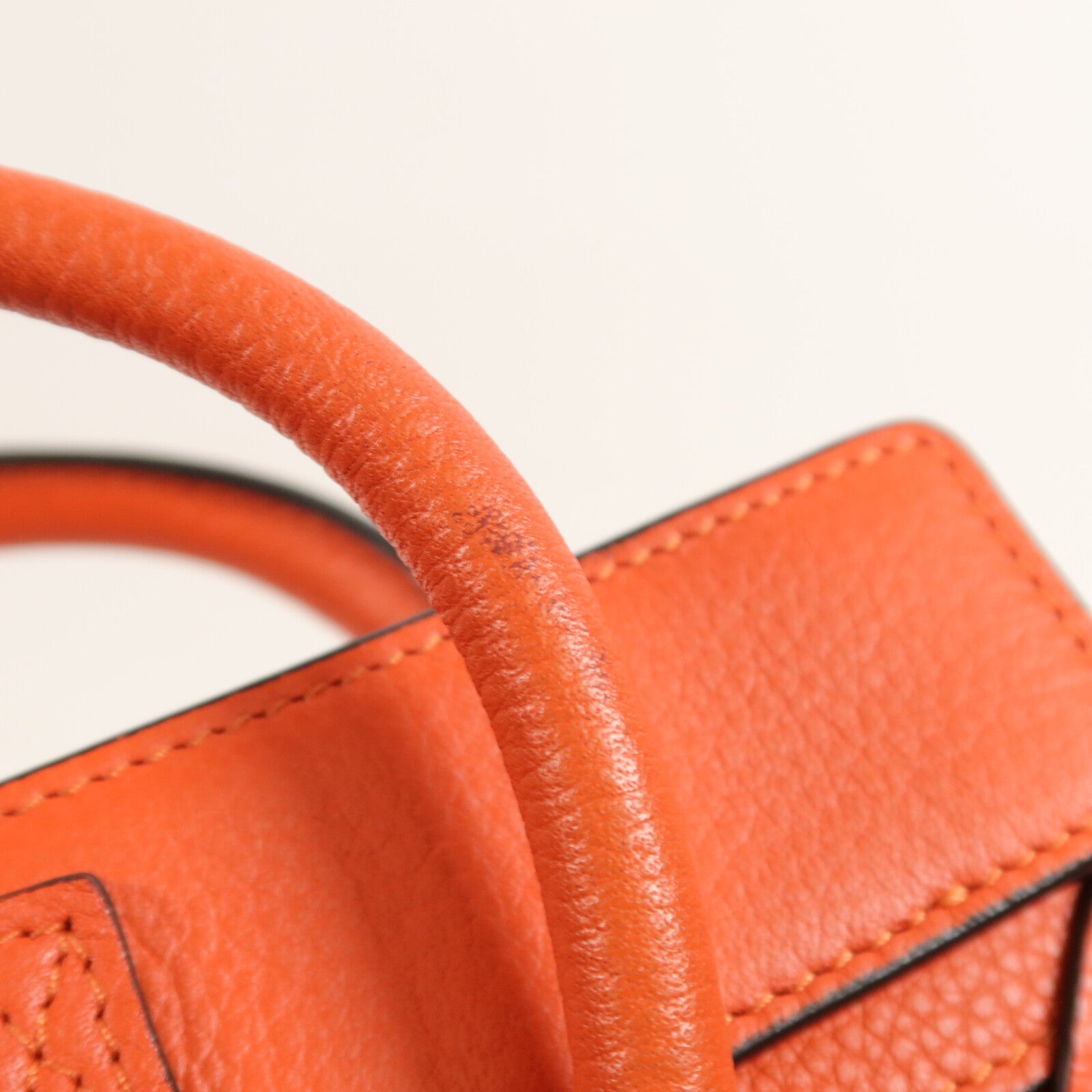 CELINE 牛皮皮革Nano Luggage手挽肩背兩用袋
