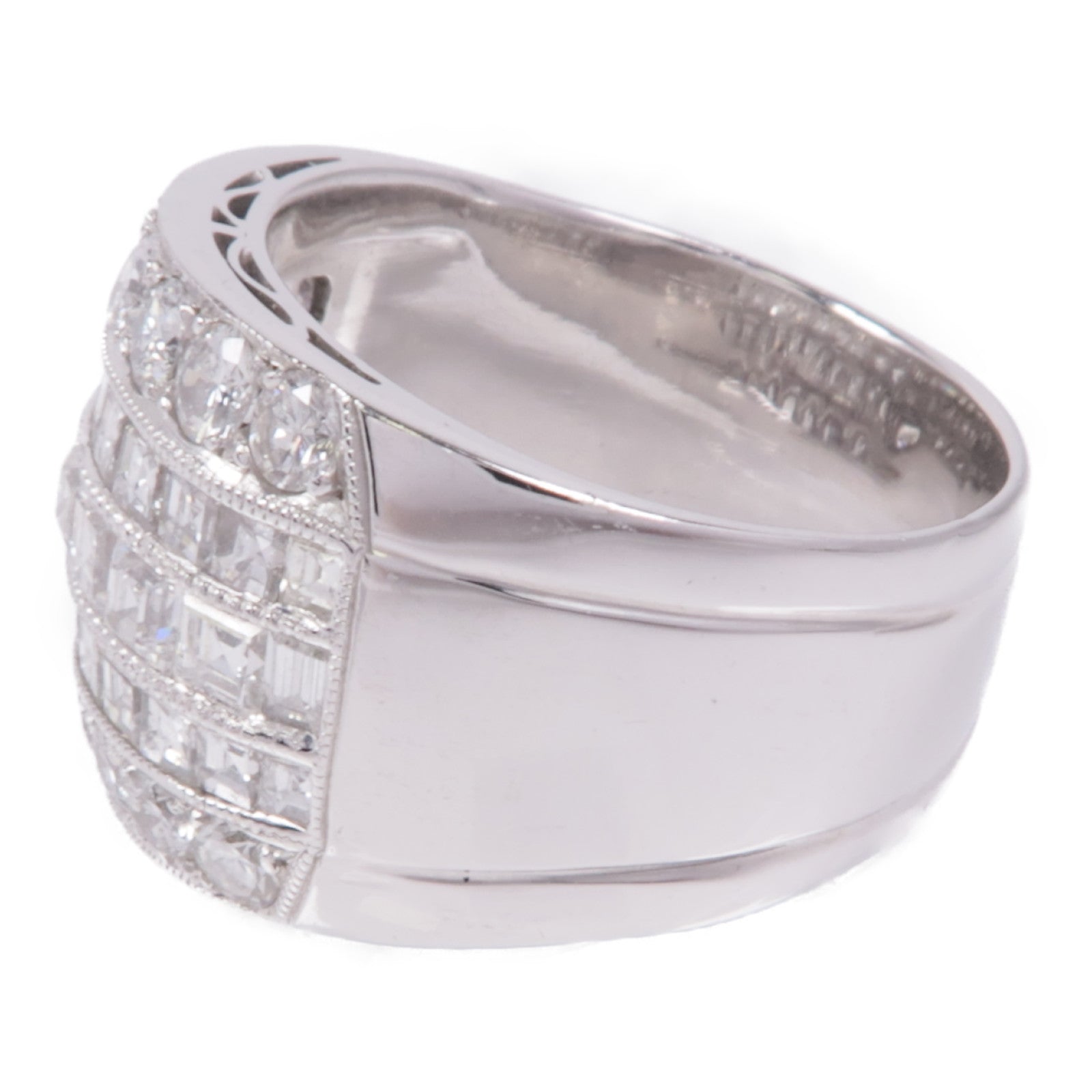 JEWELRY 【激減優惠】18K白金Diamond Ring鑽石戒指US#9
