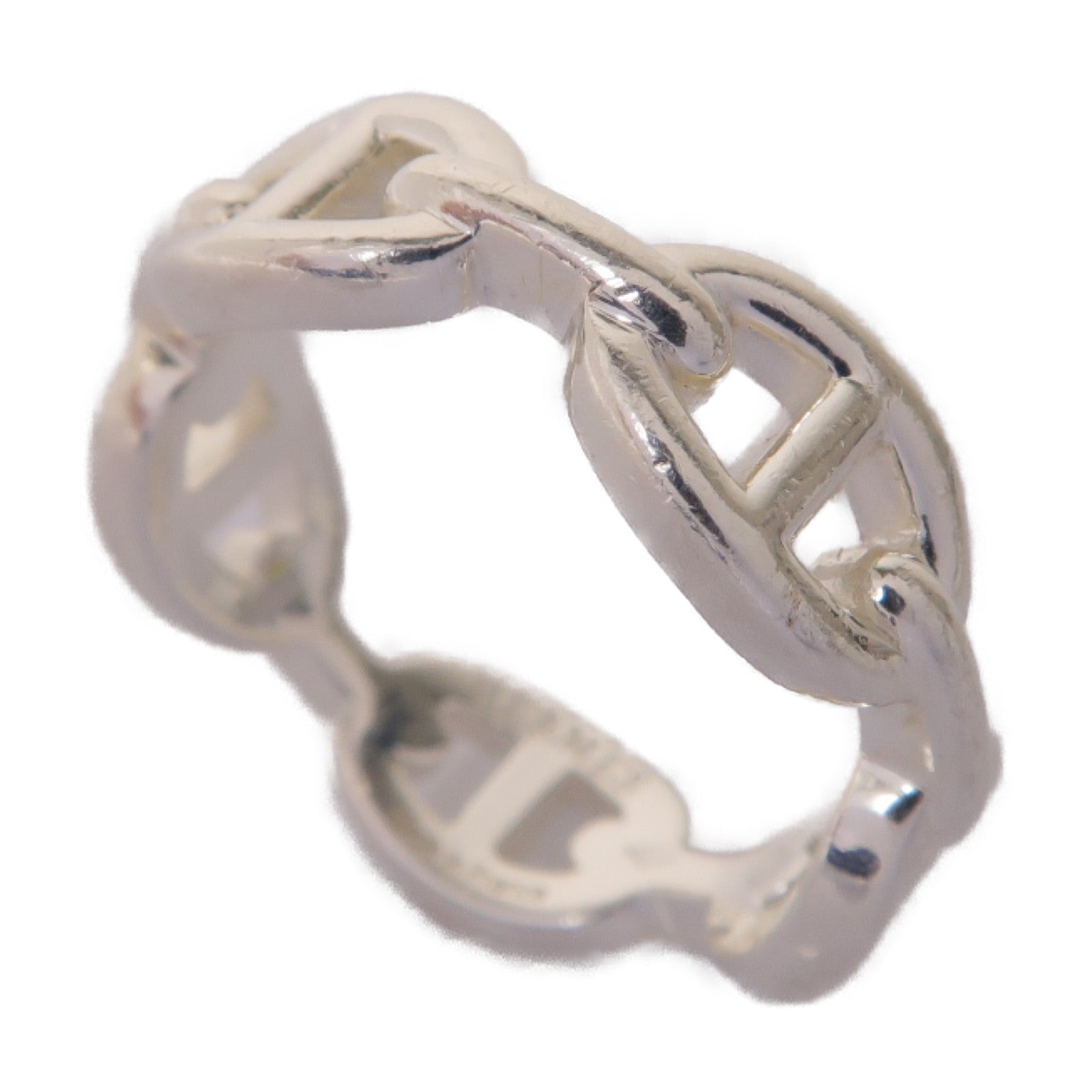 HERMES 925純銀Enchainee Ring戒指Hermes#59 US#8.75